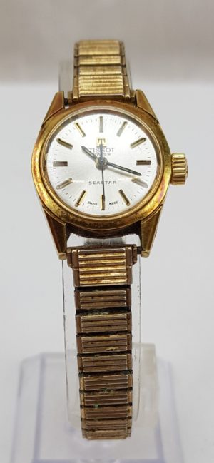 Vintage Tissot Ladies Gold Plated Seastar Manual Wind Watch