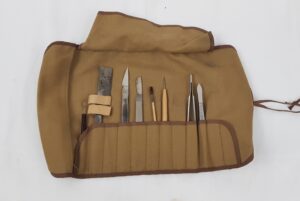 WW2 British Medics Pouch Of Instruments