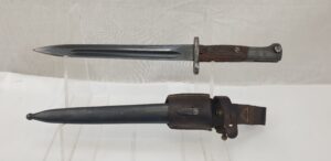 WW2 Yugoslavian K98 Rifle Bayonet, Scabbard And Frog