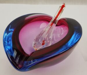 1960s Murano Glass Bowl And Temper