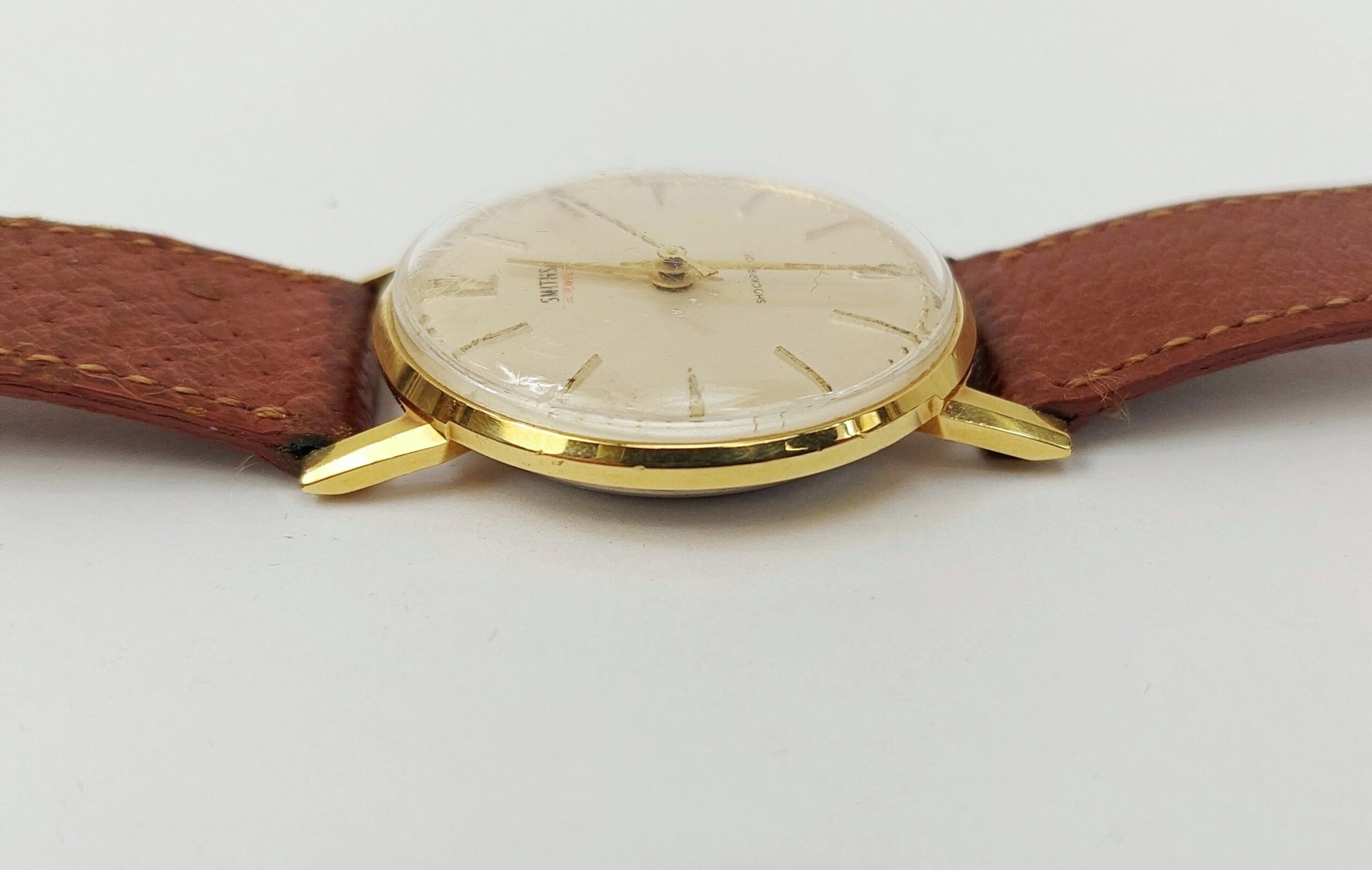 1960s Smiths Gold Plated 21 Jewel Manual Wind Gents Watch In Original Box - Image 5