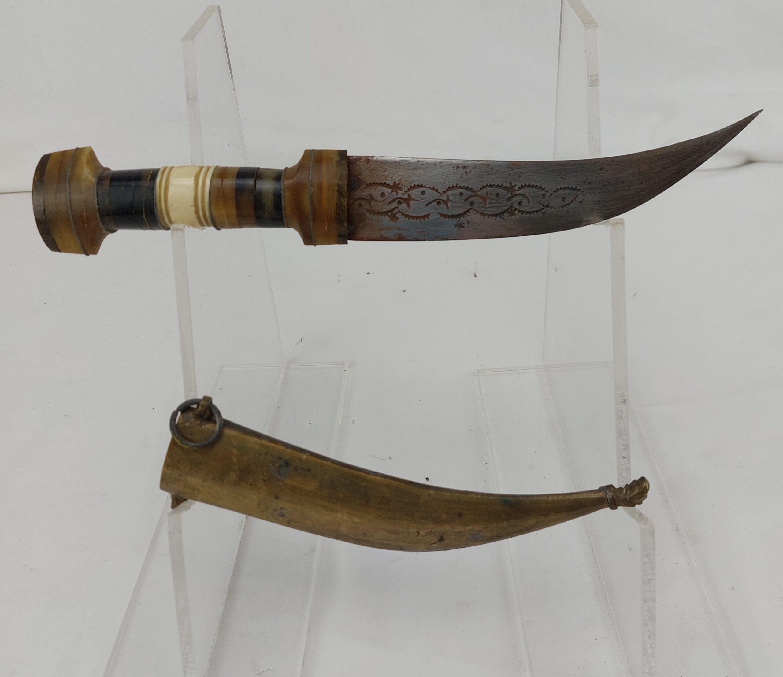 Arab Jambiya with Brass Scabbard - Image 3