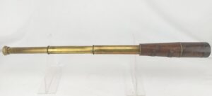 Broadhurst Clarkson 1918 34" Brass Military Sniper Telescope with stitched leather barrel