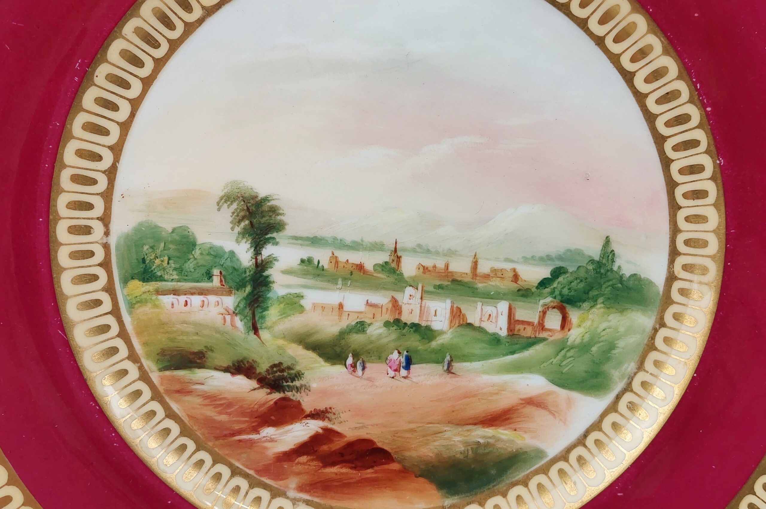 Circa 1830 John Ridgeway Pair Of Plates With Scottish Lochs And Castles - Image 5