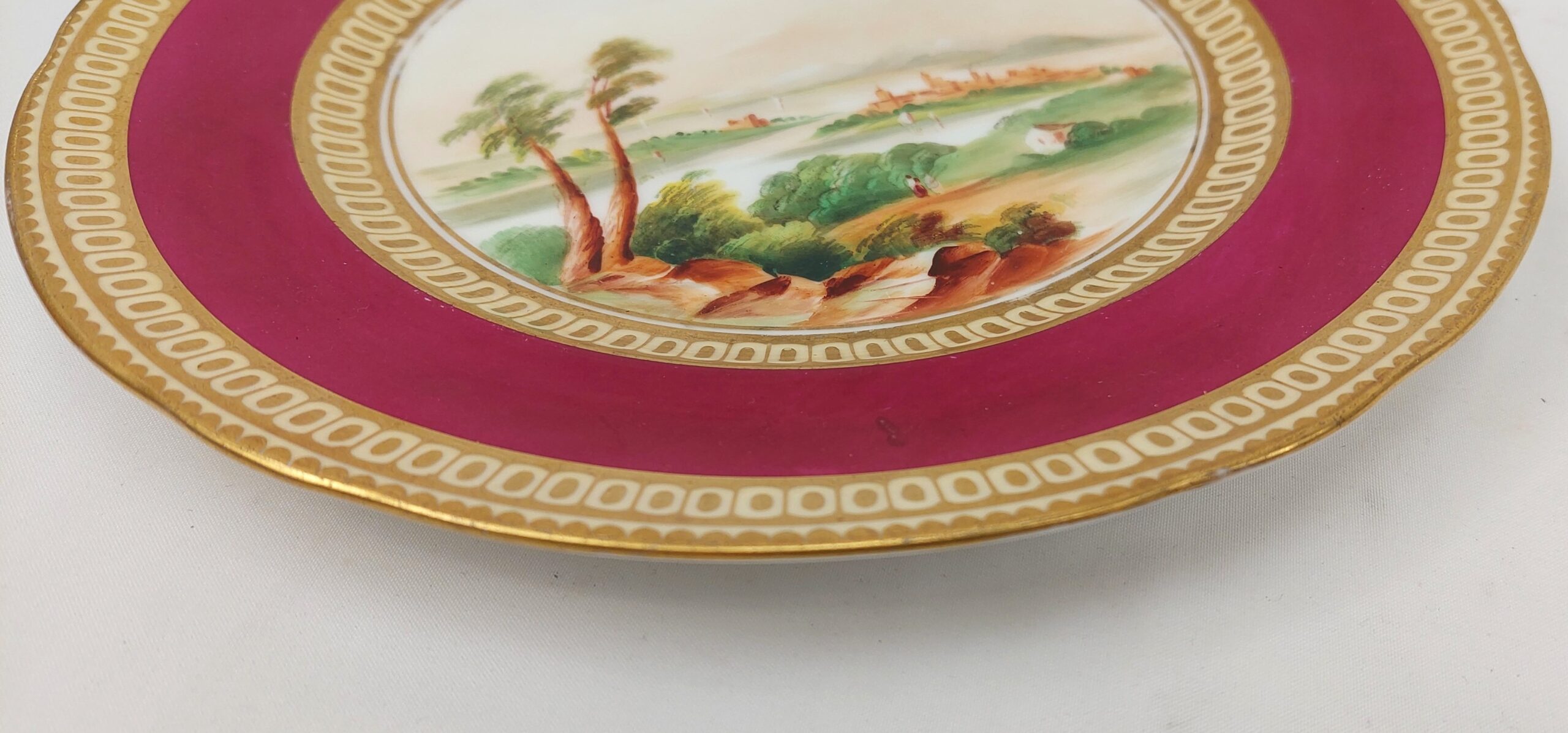 Circa 1830 John Ridgeway Pair Of Plates With Scottish Lochs And Castles - Image 6