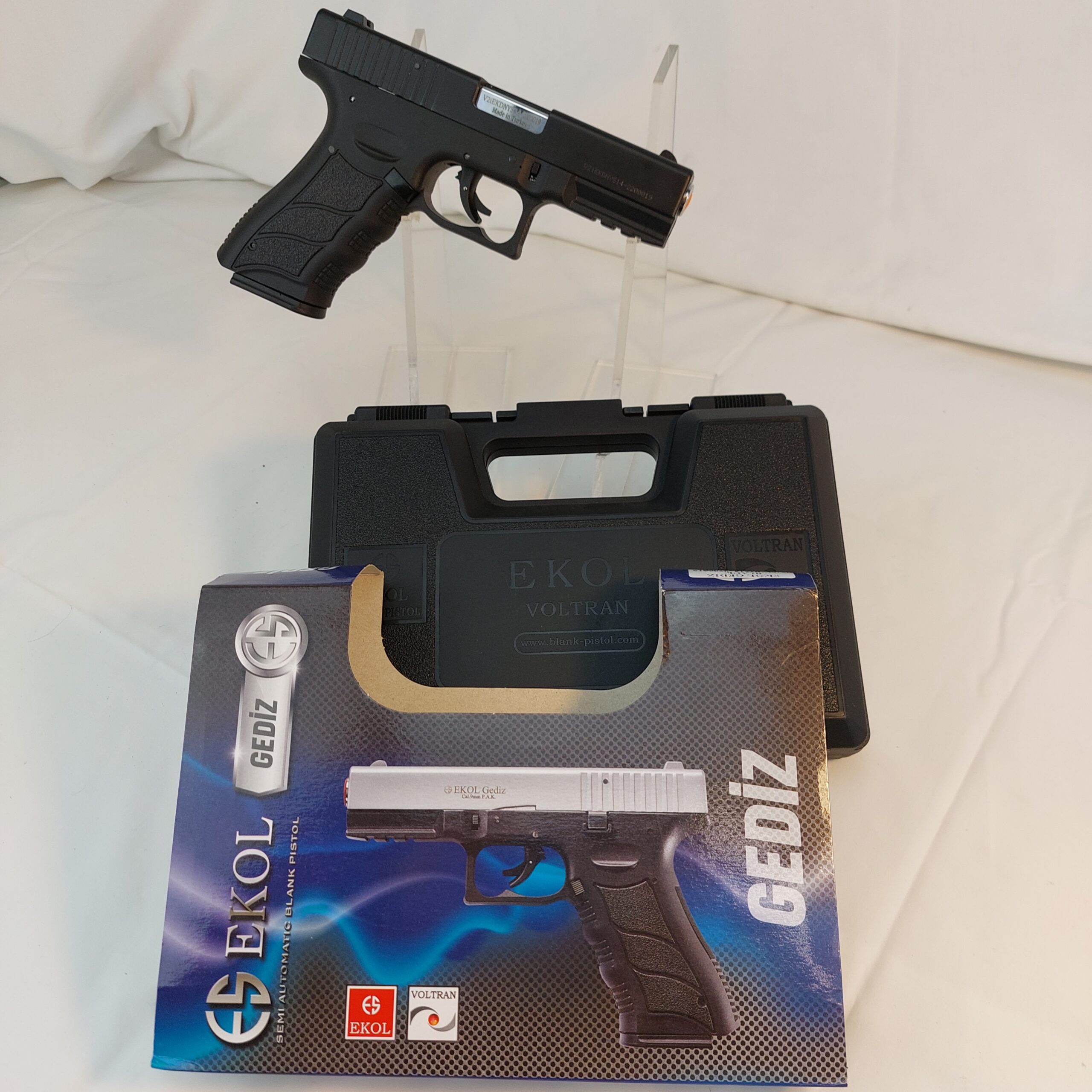 EKOL Gediz Cal 9mm Semi-Automatic Blank Pistol - Image 2