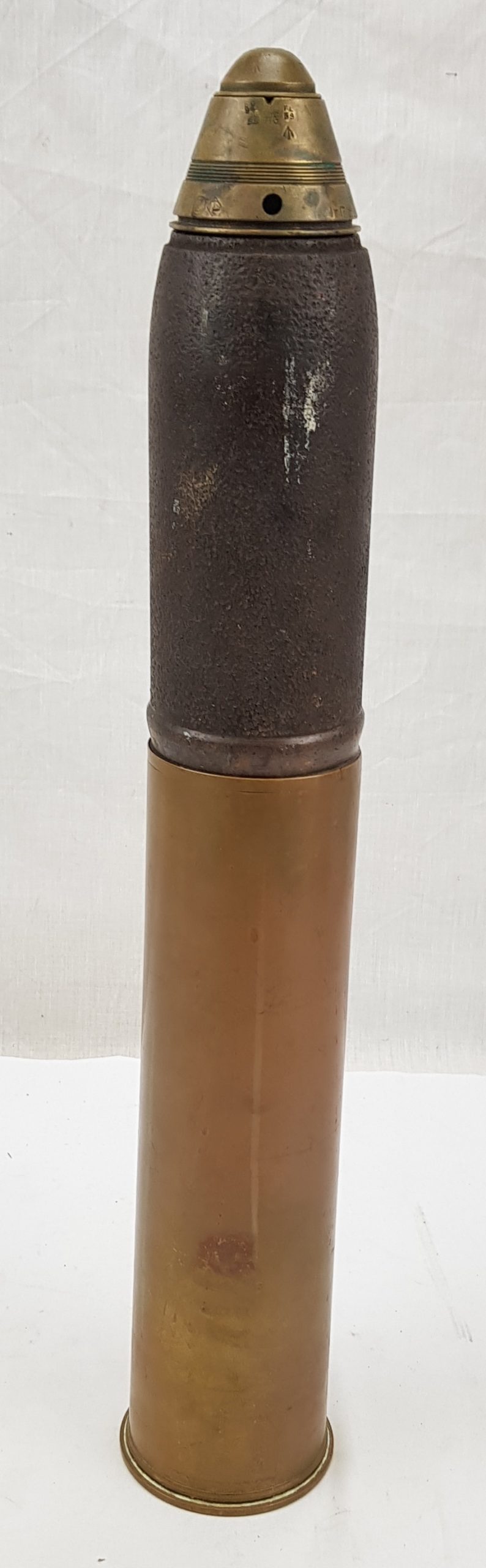 Inert 1915 Dated British 13 Pounder Shell