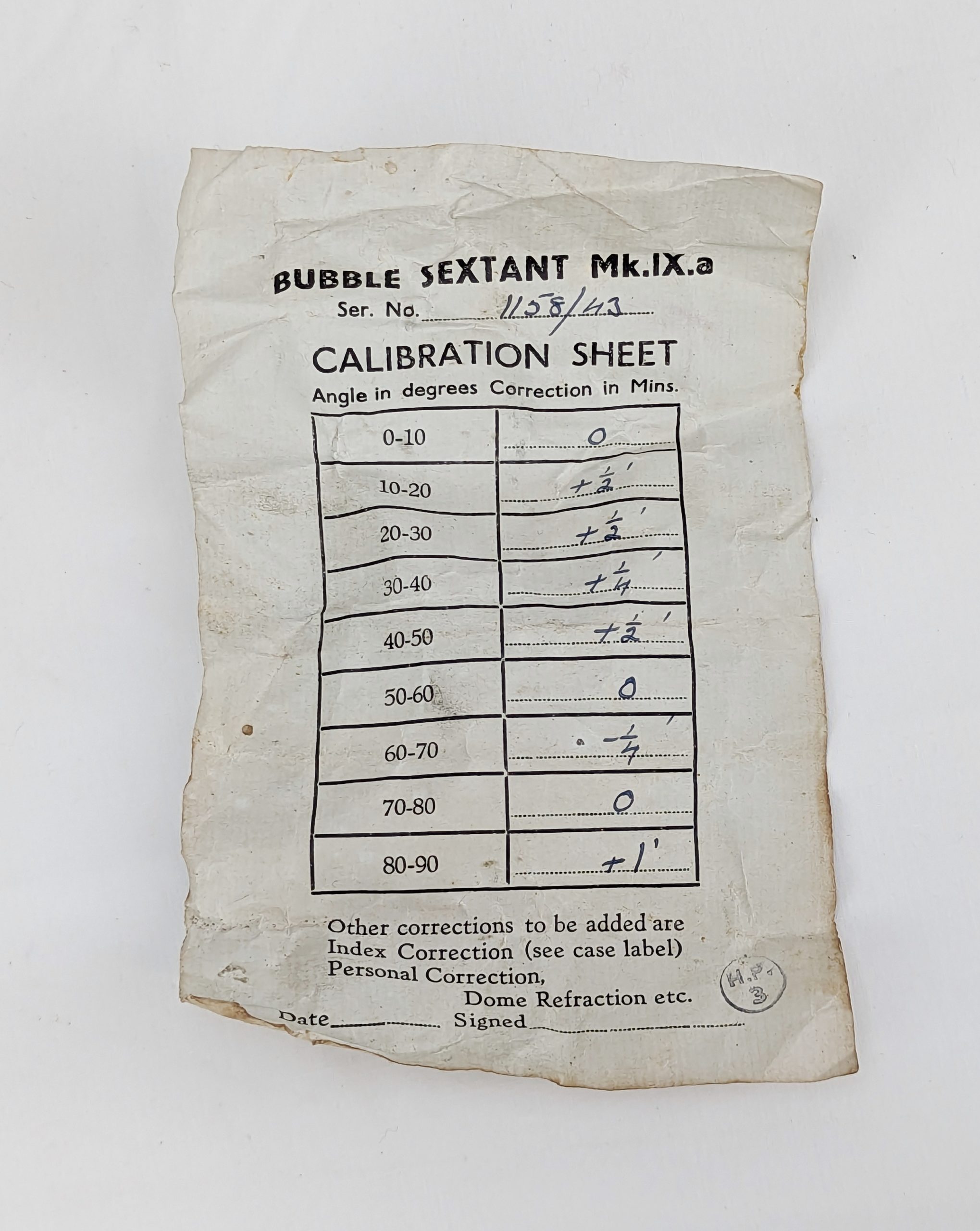 Air Ministry WW2 Bubble Sextant Mk 1XA Dated 1943 - Image 12