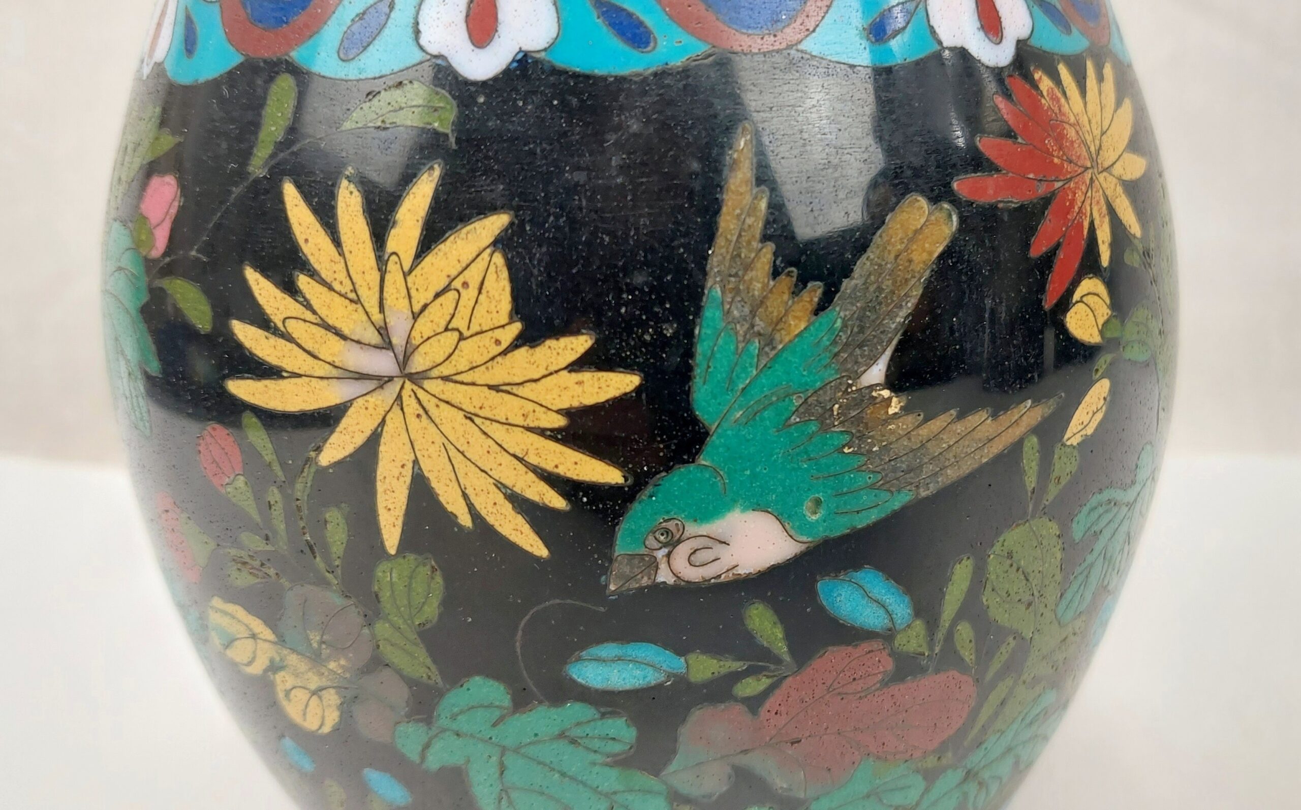 Chinese Cloisonne Pot - Image 5