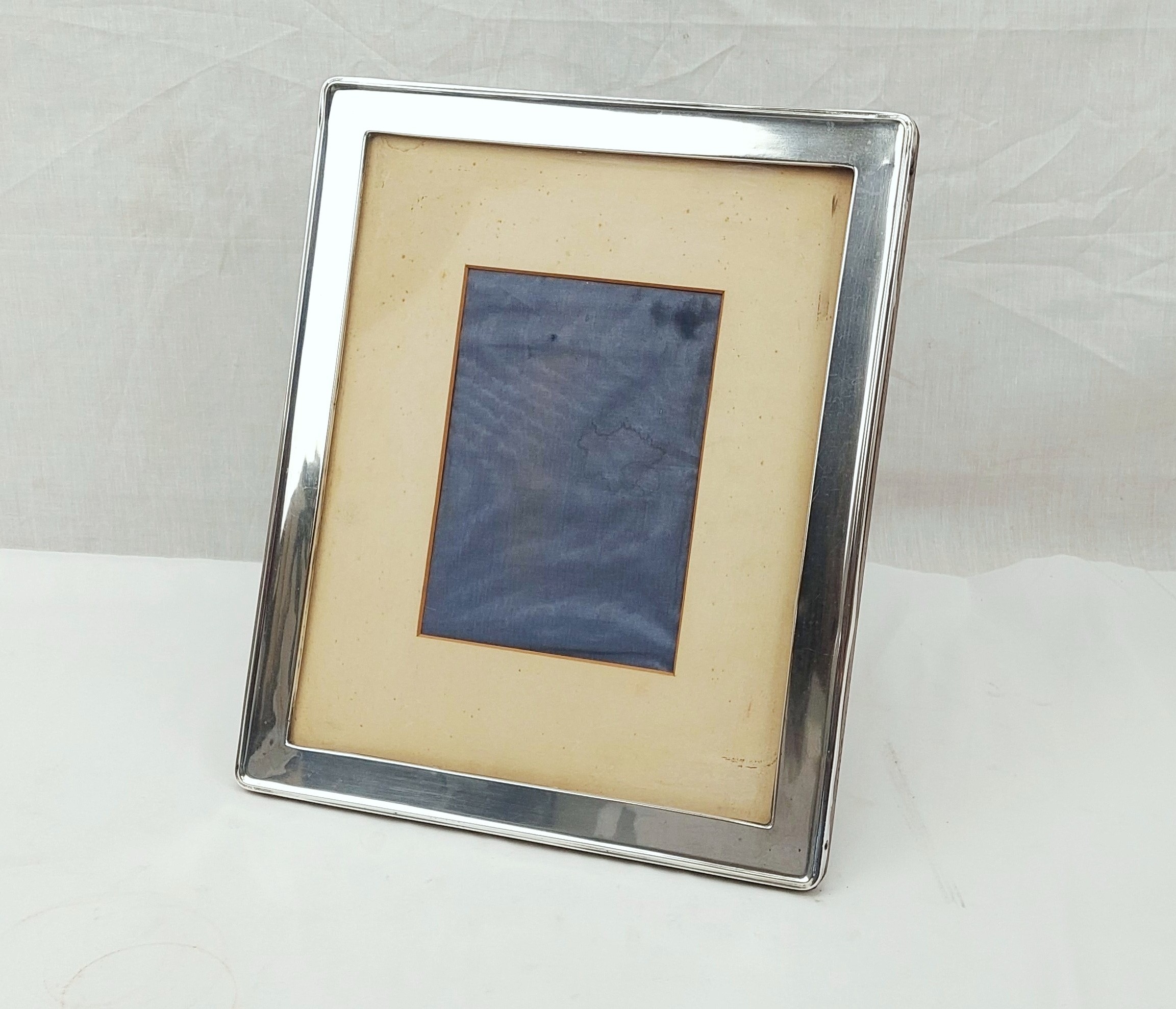 Large Sterling Silver Rectangular Photograph Frame Birmingham 1918 - Image 2