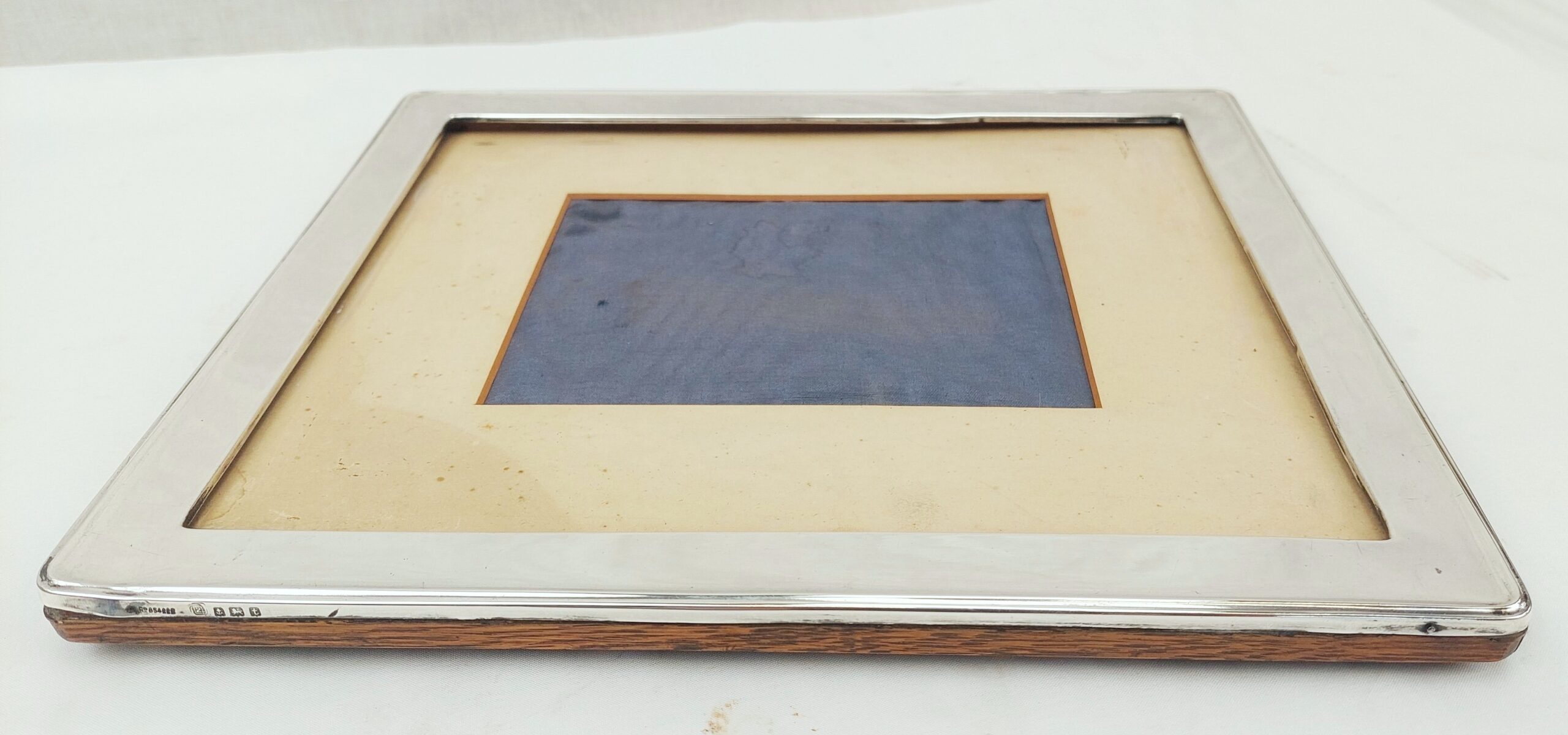 Large Sterling Silver Rectangular Photograph Frame Birmingham 1918 - Image 7
