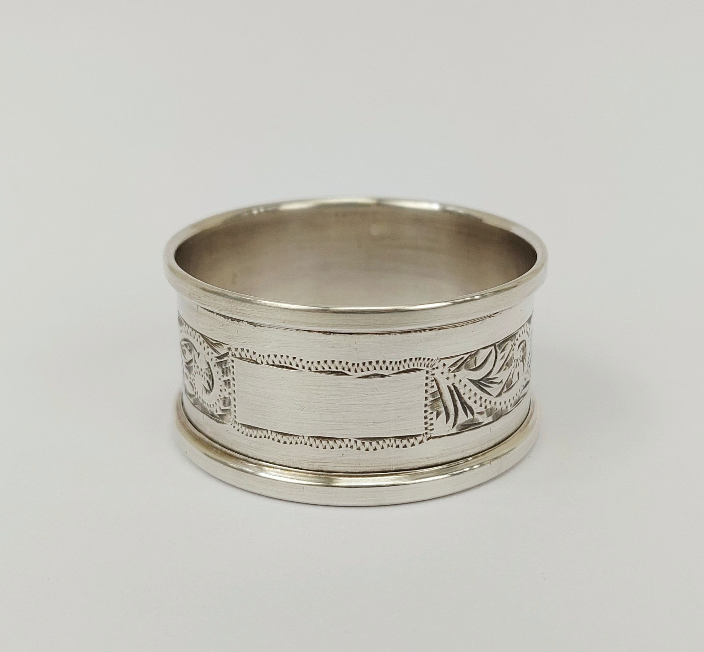 London 1961 Silver Napkin Ring