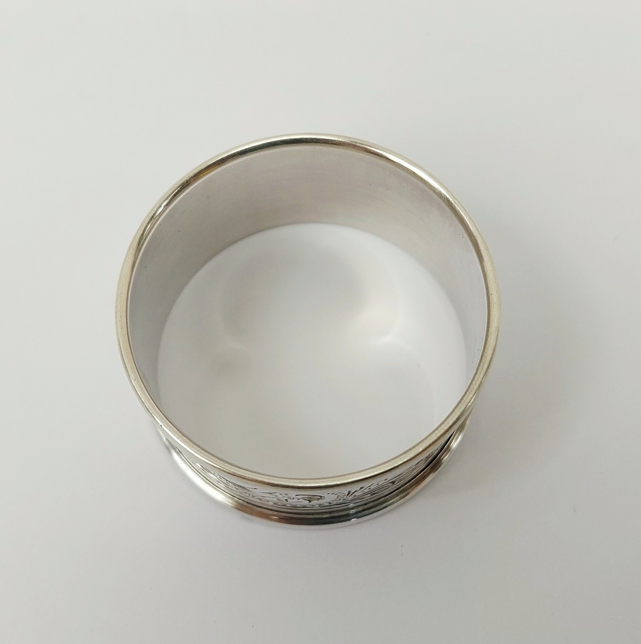London 1961 Silver Napkin Ring - Image 4