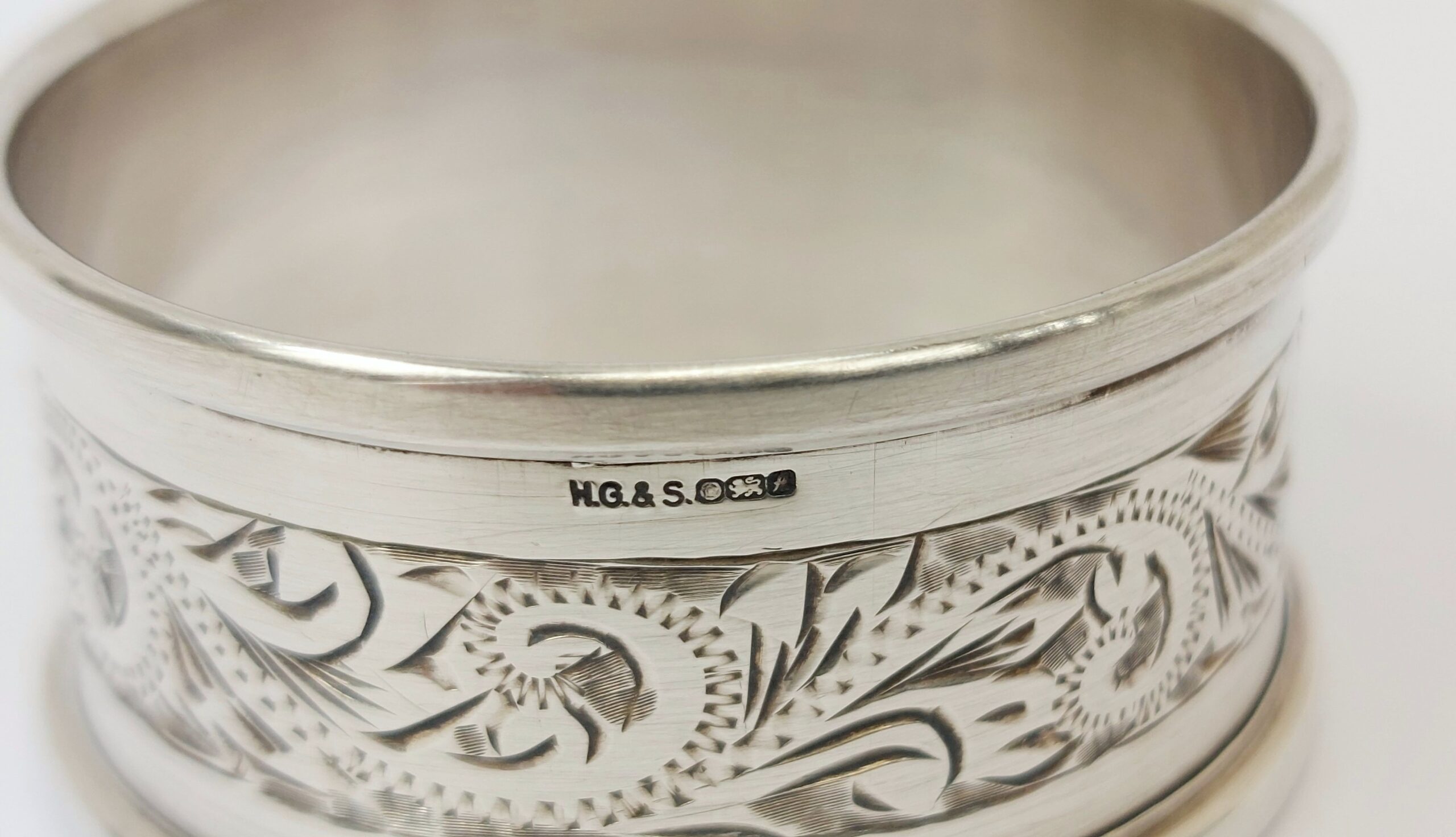 London 1961 Silver Napkin Ring - Image 5