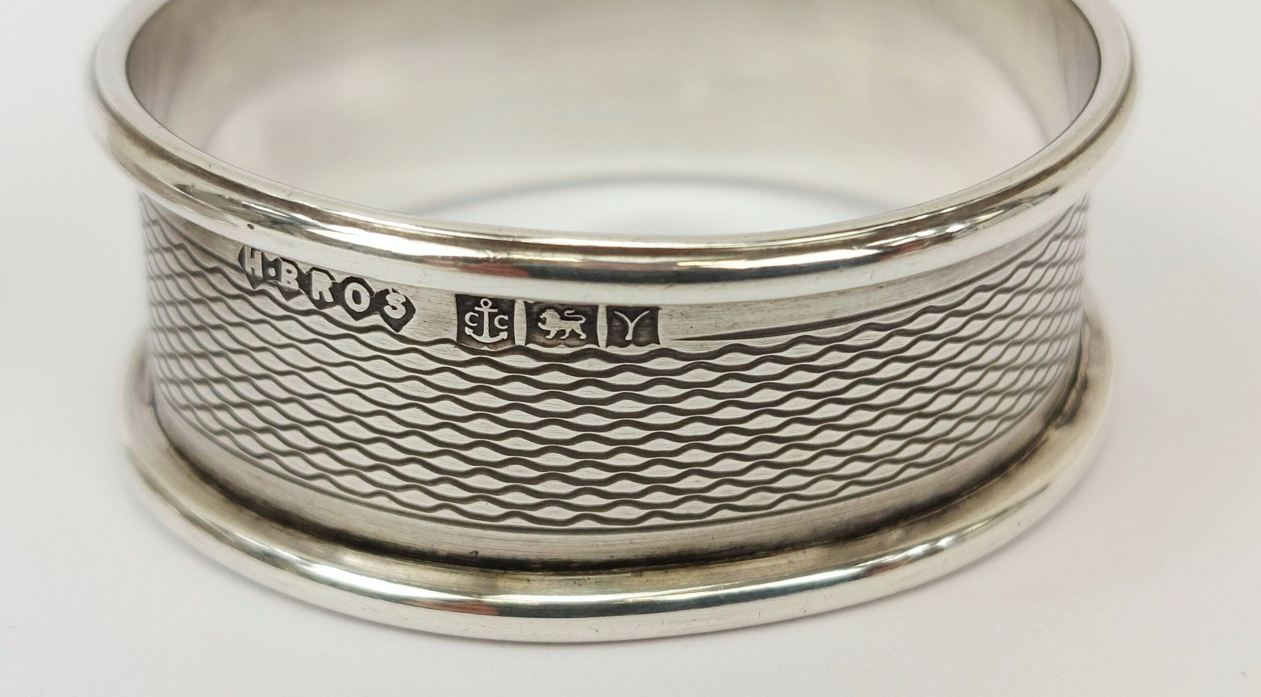 Pair Of Birmingham 1973 Sterling Silver Napkin Rings - Image 4