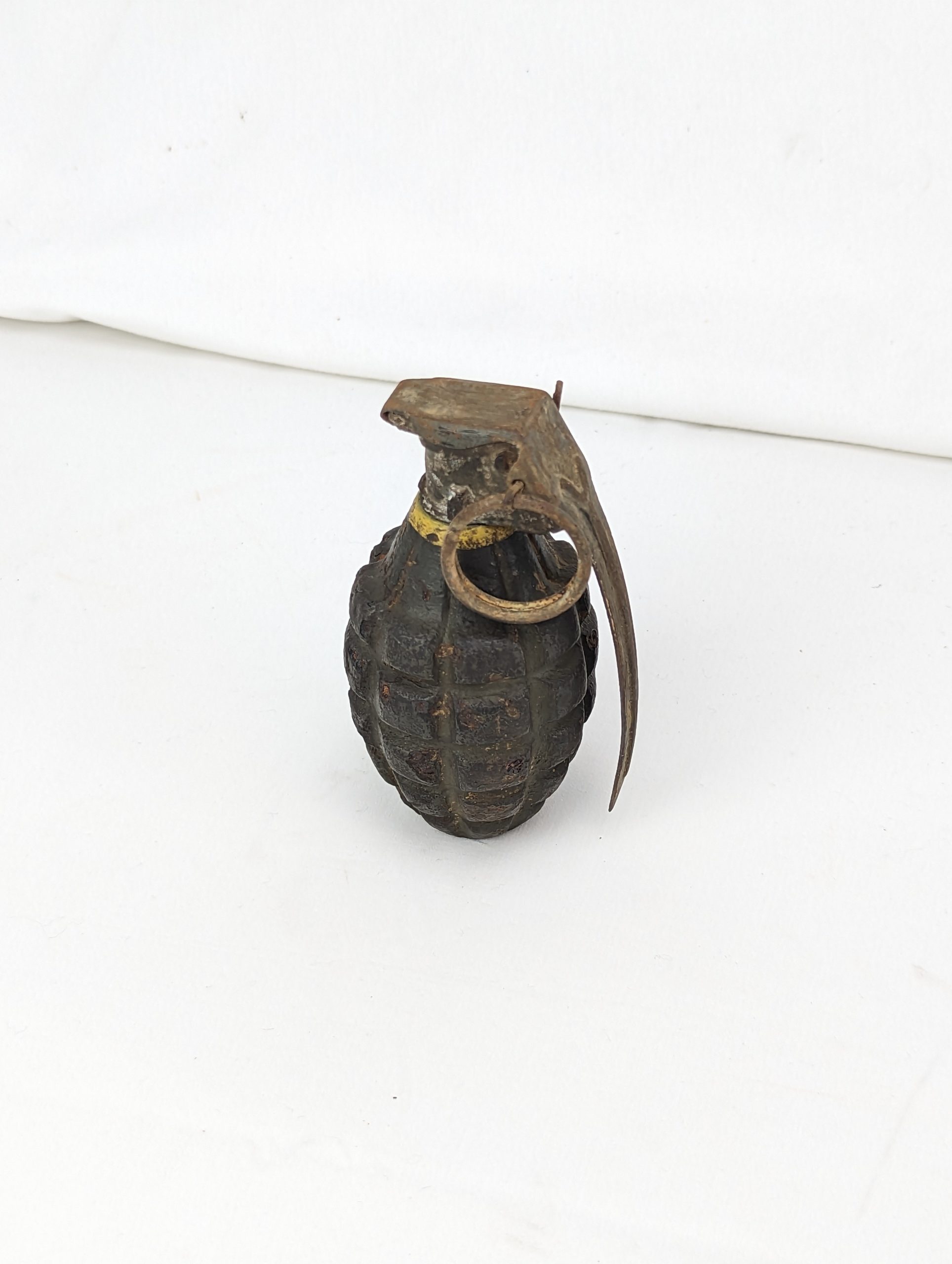 Inert WW2 US MkII Pineapple Grenade Found in the Ardennes
