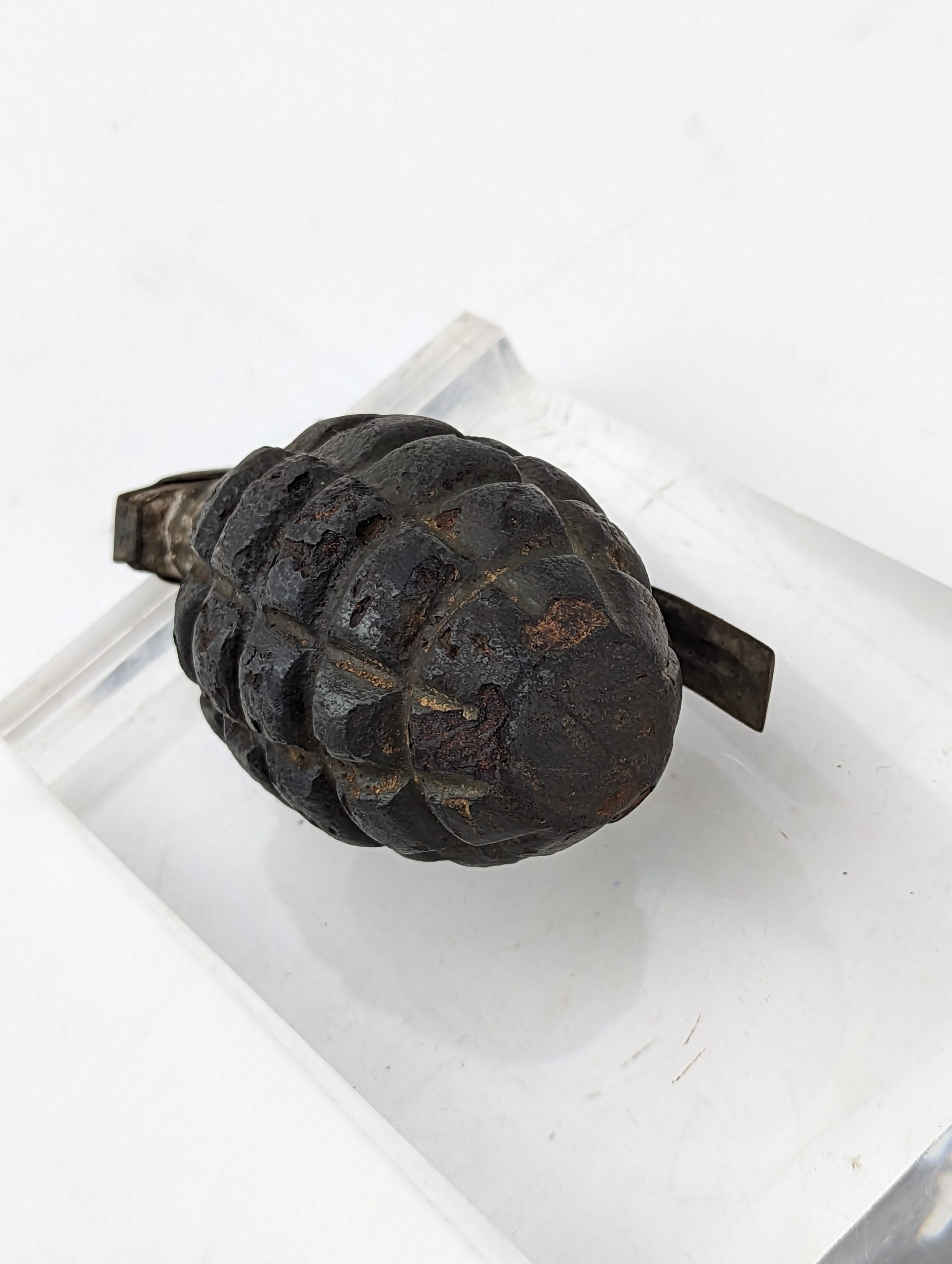Inert WW2 US MkII Pineapple Grenade Found in the Ardennes - Image 3