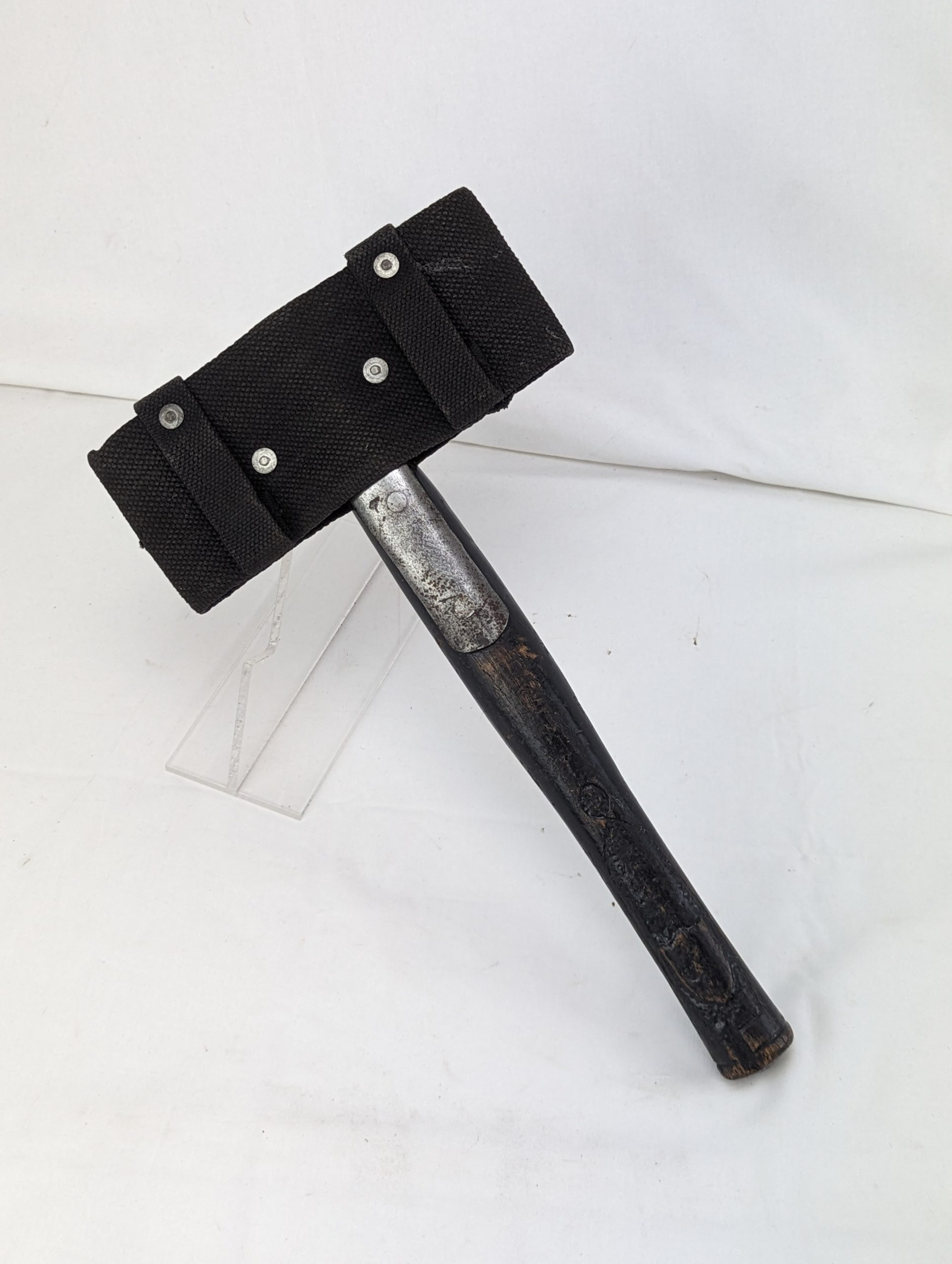 Vintage British Fire Axe with Cover