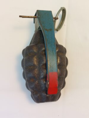 Training M21 Fragmentation Pineapple Grenade FUSE M205A2. Fully inert 1968