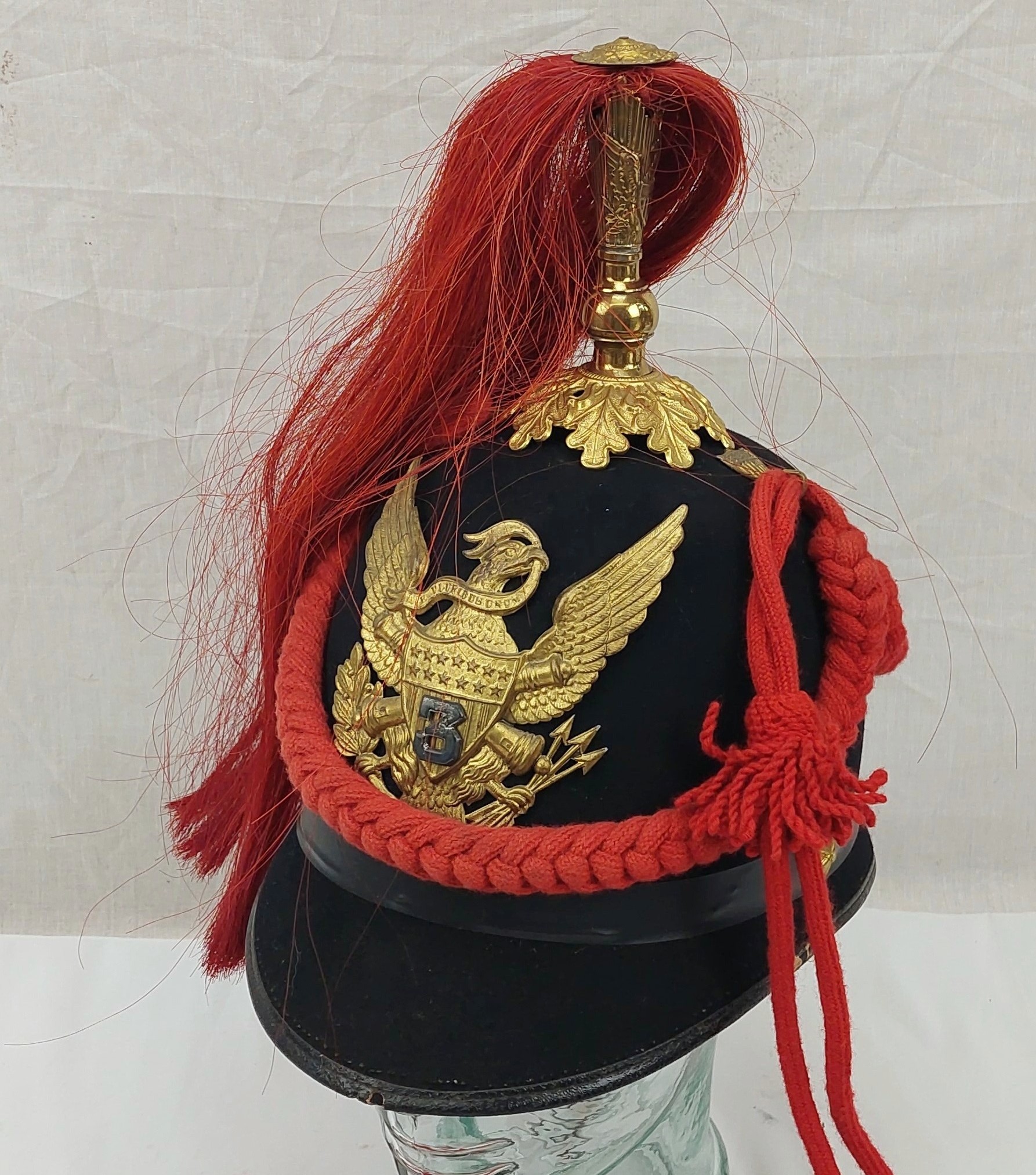 United States 3rd Artillery Officer's Dress Helmet - Image 2