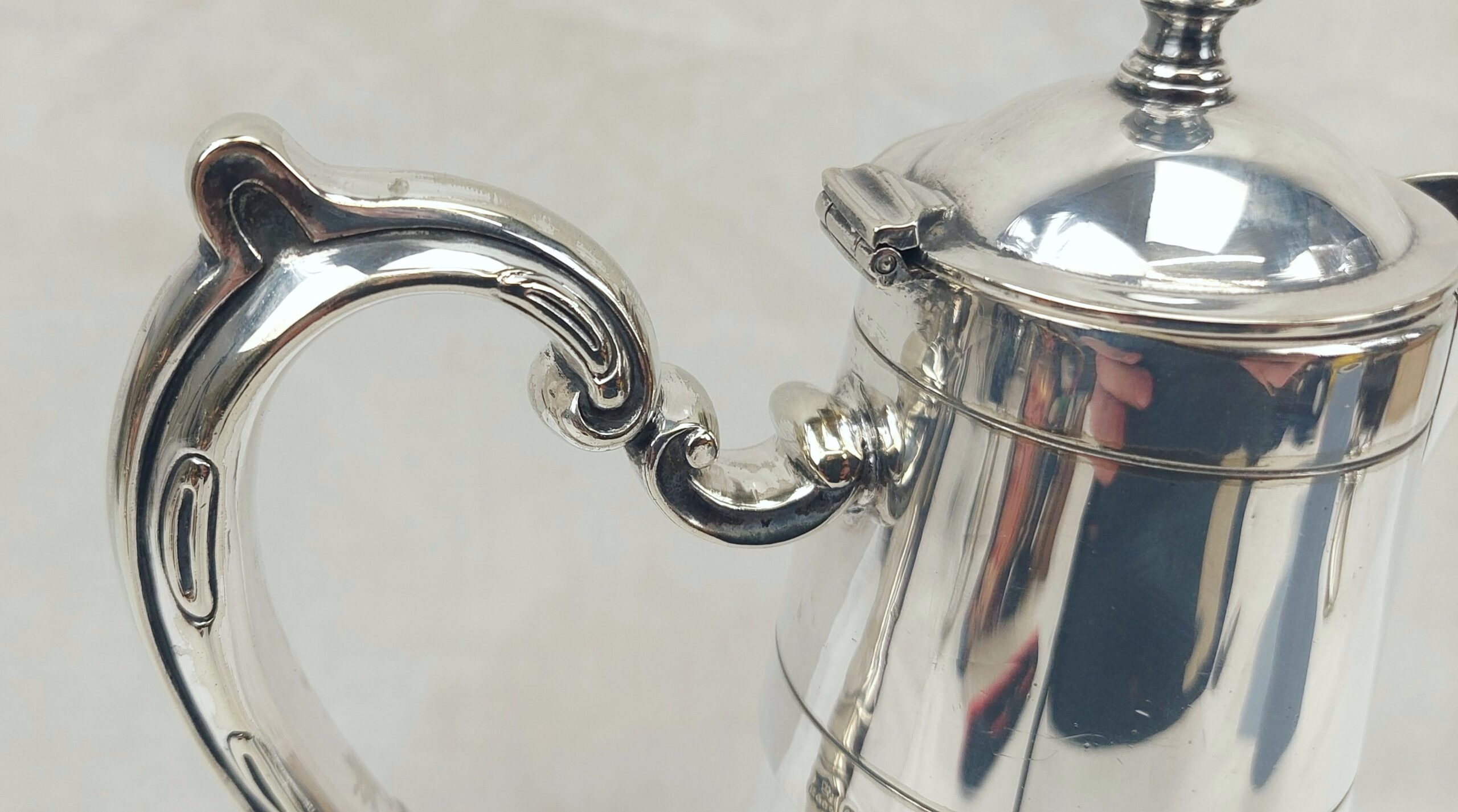 Victorian Elkington 1888 Silver Plated Cut Glass Claret Jug - Image 3