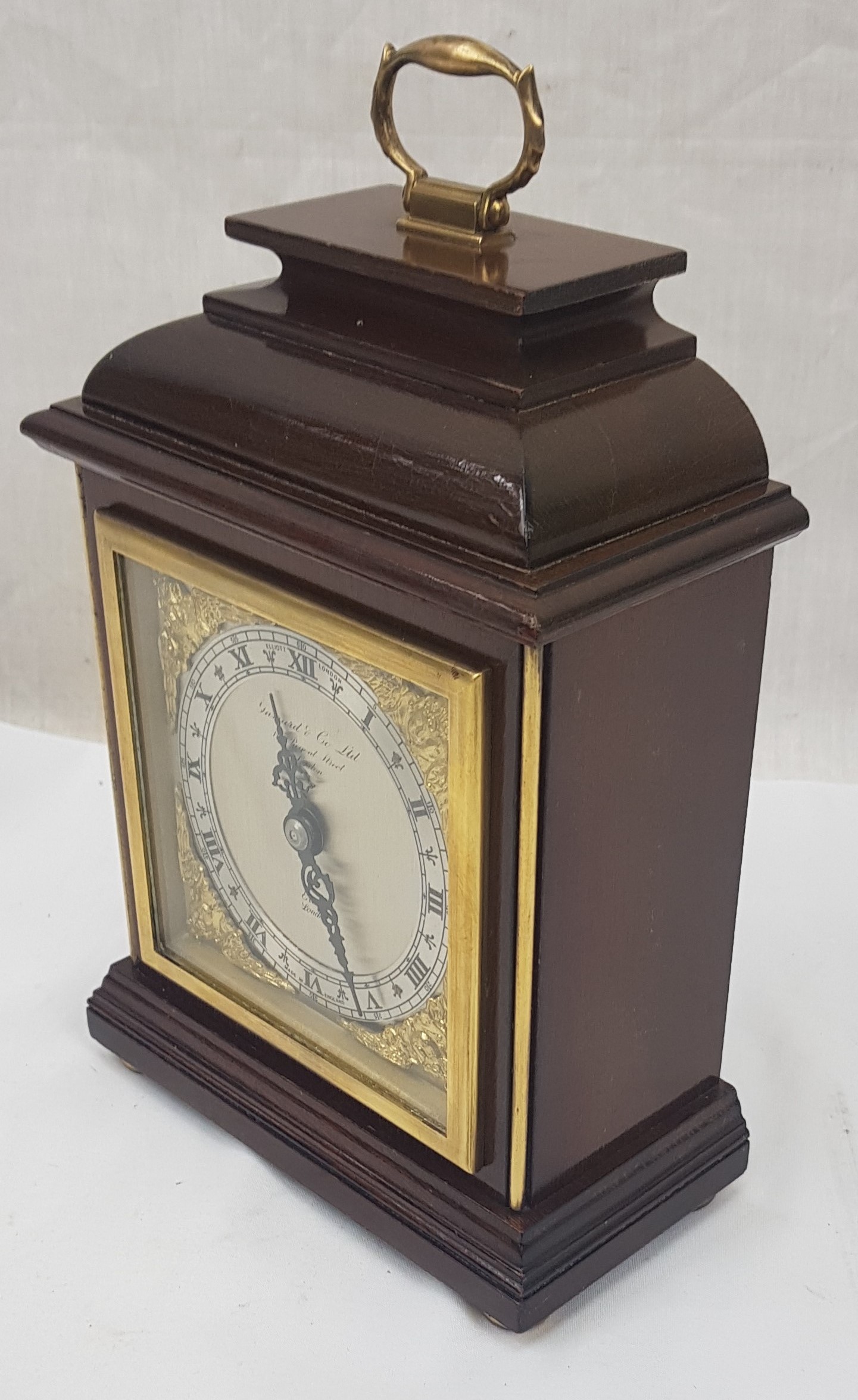 Vintage Garrard Elliot Mahogany 8 Day Mantle Clock - Image 3