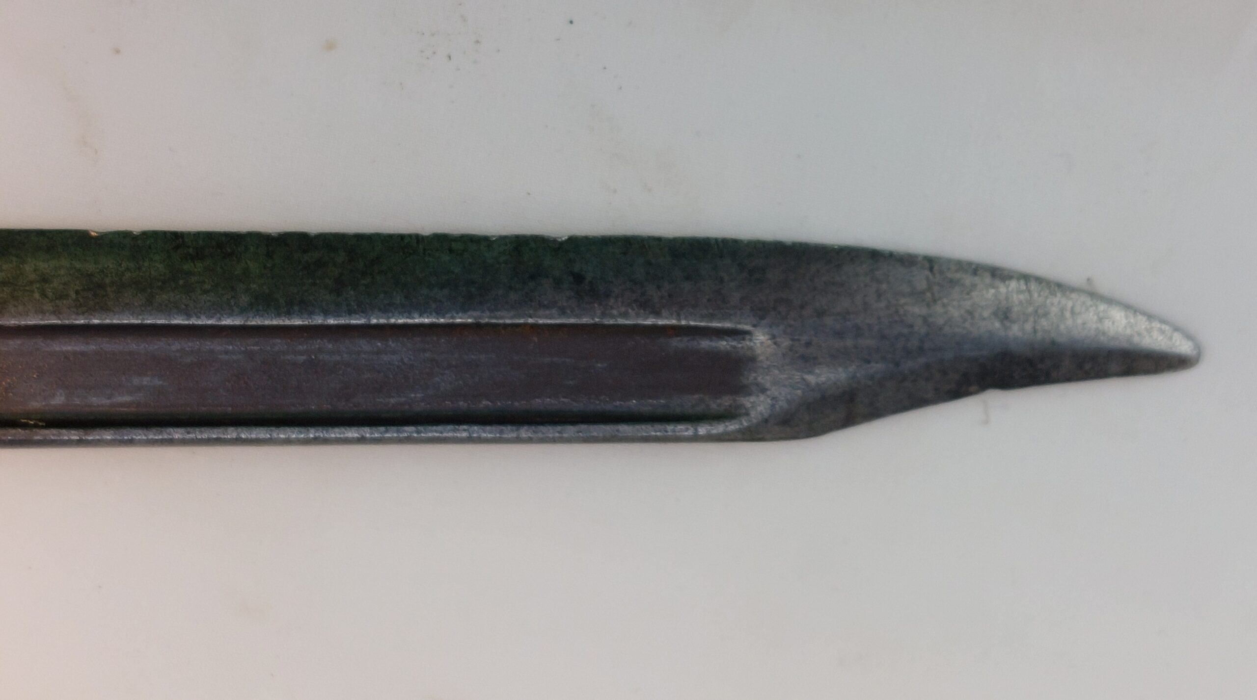 WW2 British No 5. Jungle Carbine Bayonet, Maker Marked WSC. With Original Scabbard - Image 14