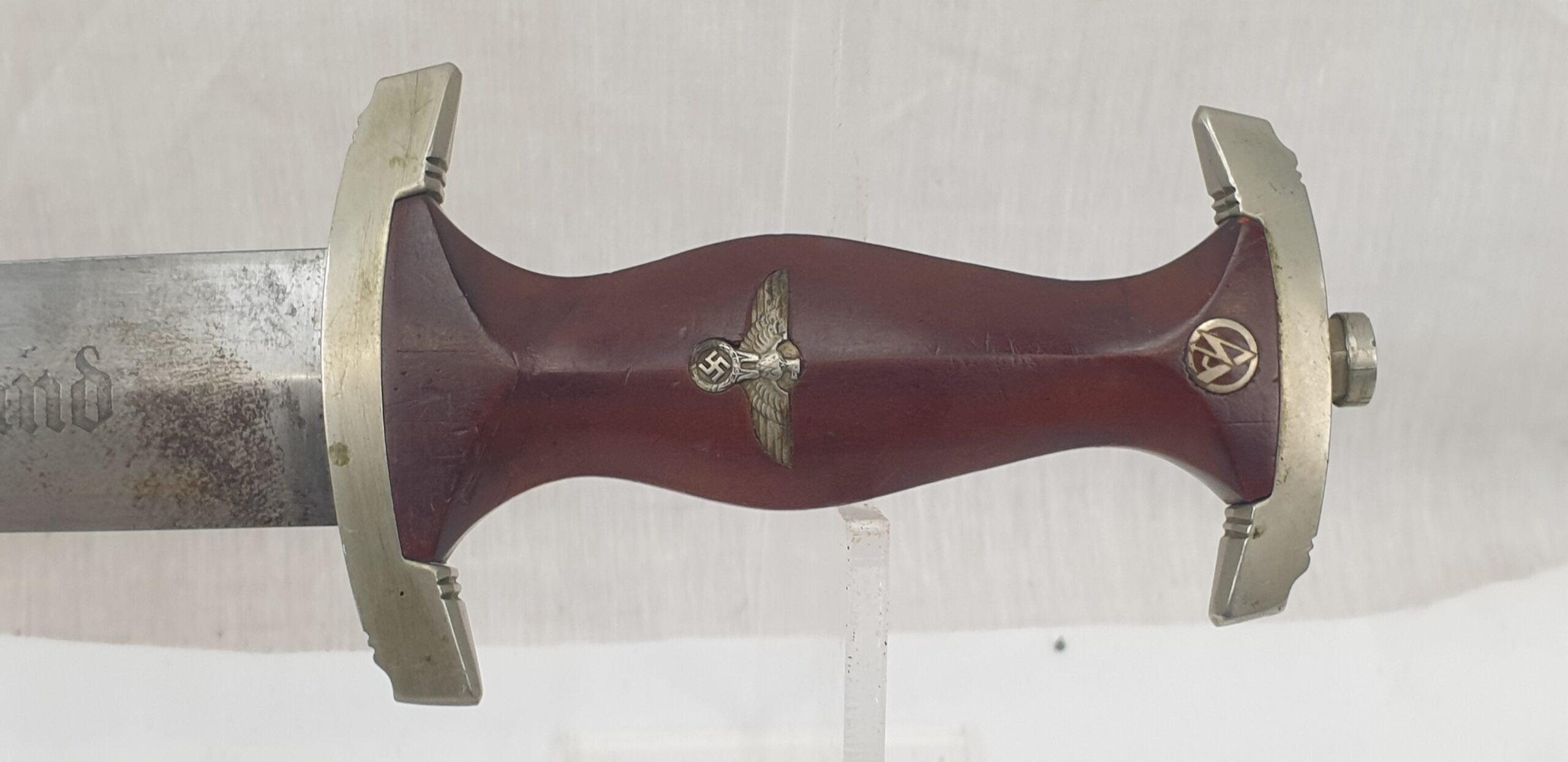 WW2 German M33 SA Dagger By Rare Maker Hugo Linder - Image 15