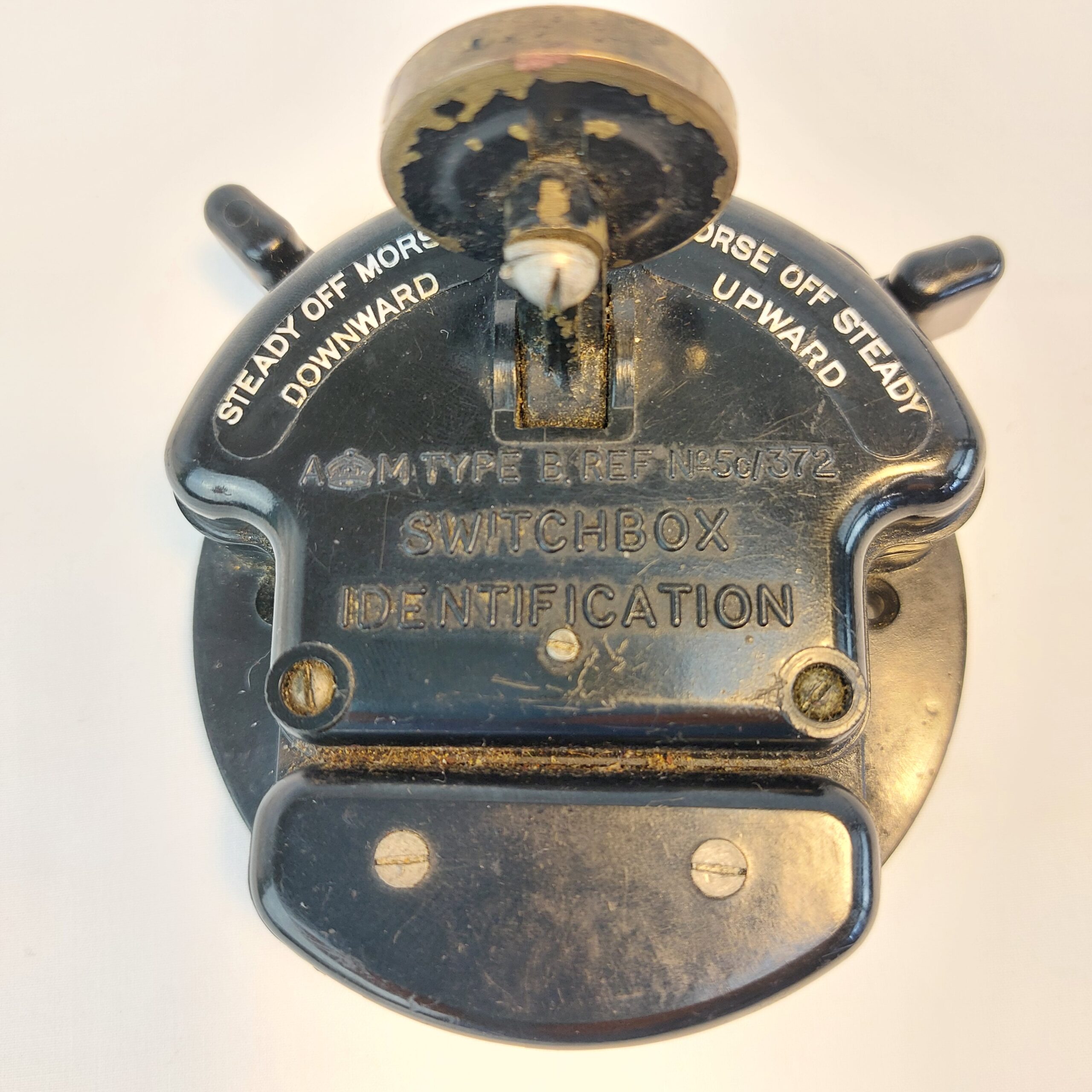 WW2 RAF Identification Lamp Morse Key No 5c/372 used in Spitfires, Hurricanes and Lancasters