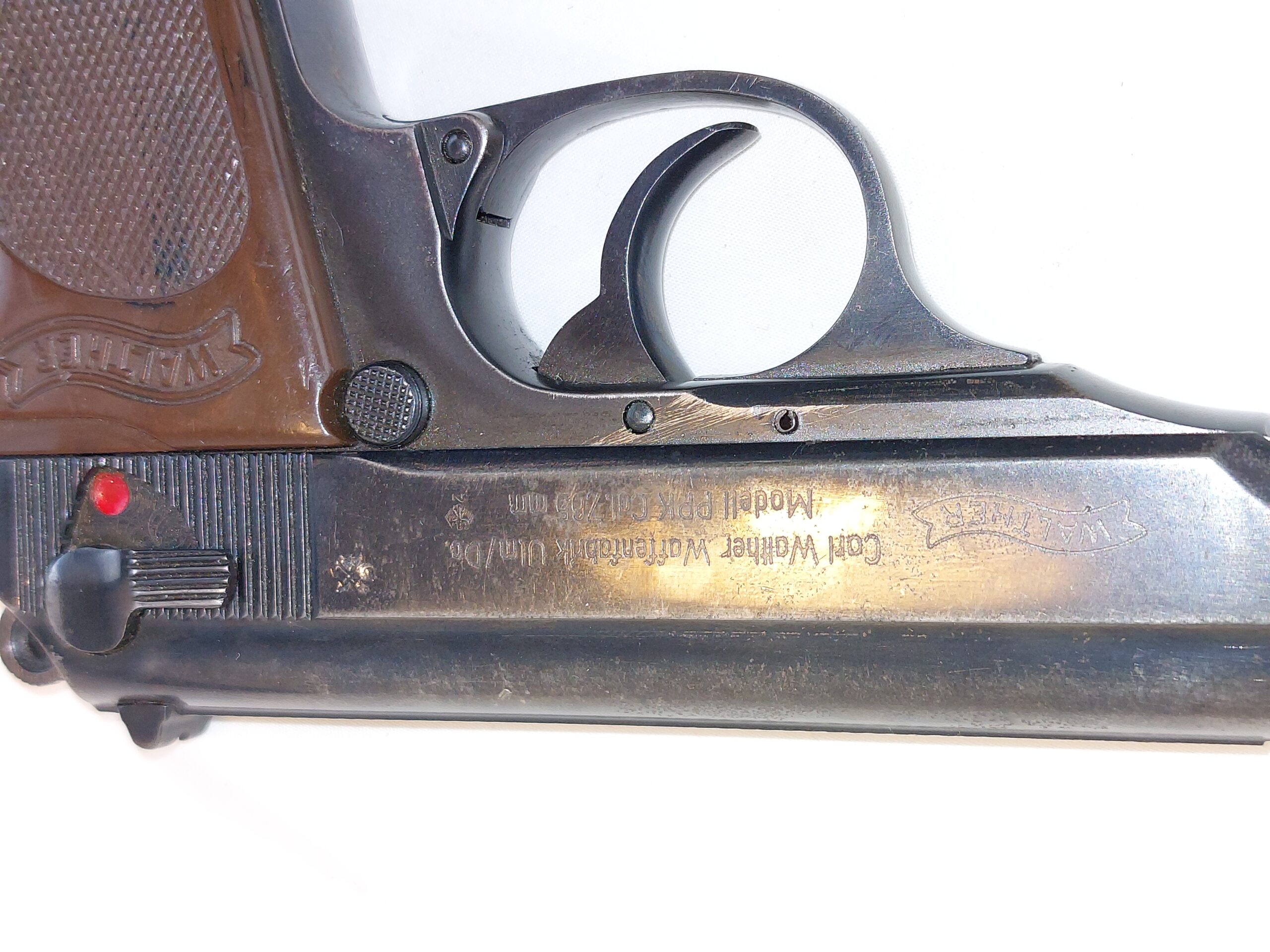 German c1940 WW2 Walther PPK Semi-Automatic Pistol Cal. 7.65mm. Barrel Length 3.25". Deactivated - Image 5