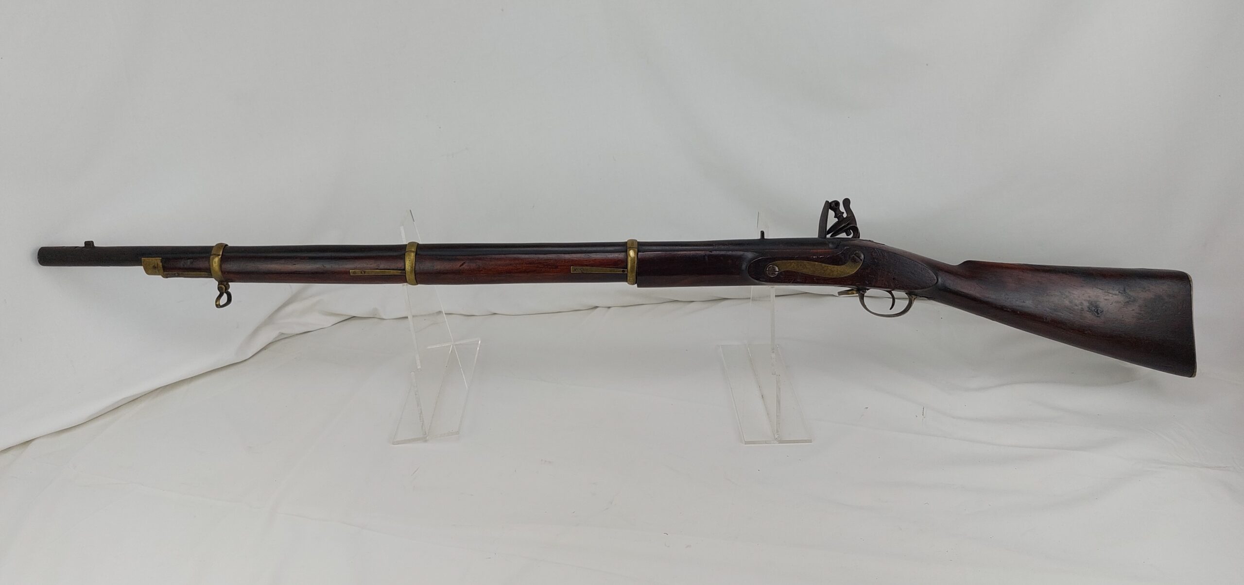 c1800 India Pattern Flintlock Brown Bess Musket - Image 2