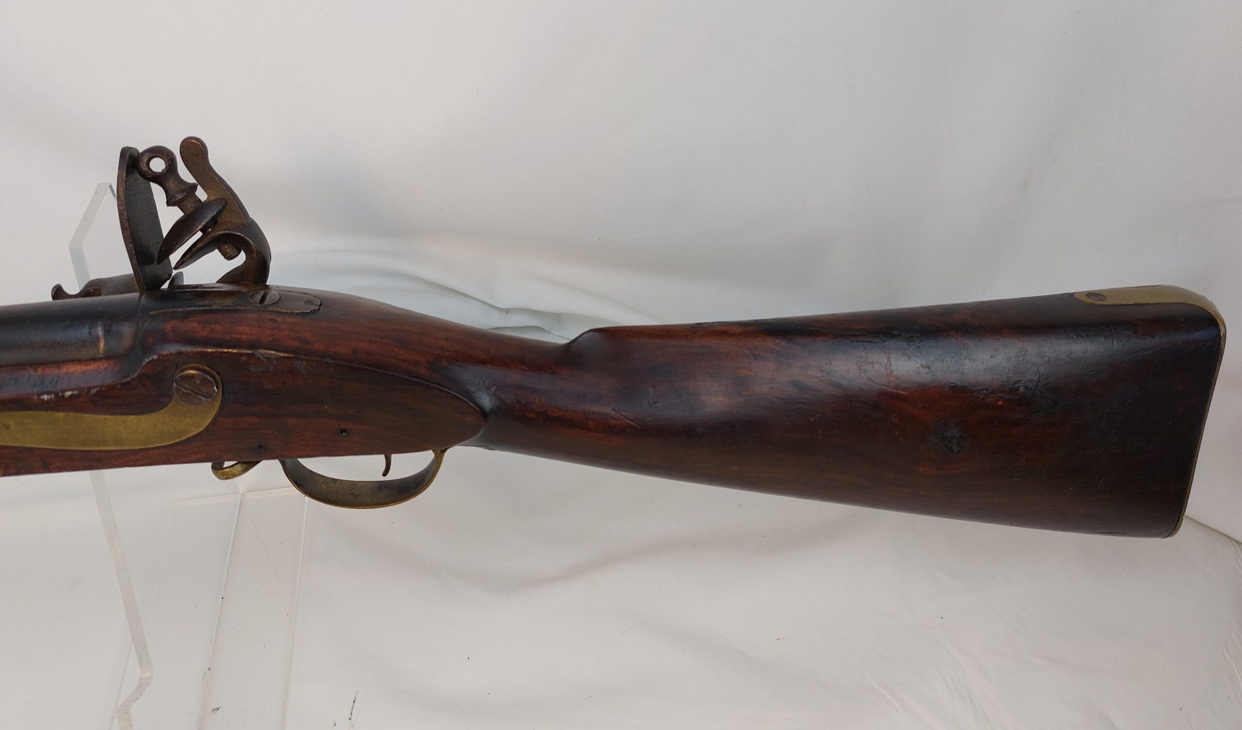 c1800 India Pattern Flintlock Brown Bess Musket - Image 10