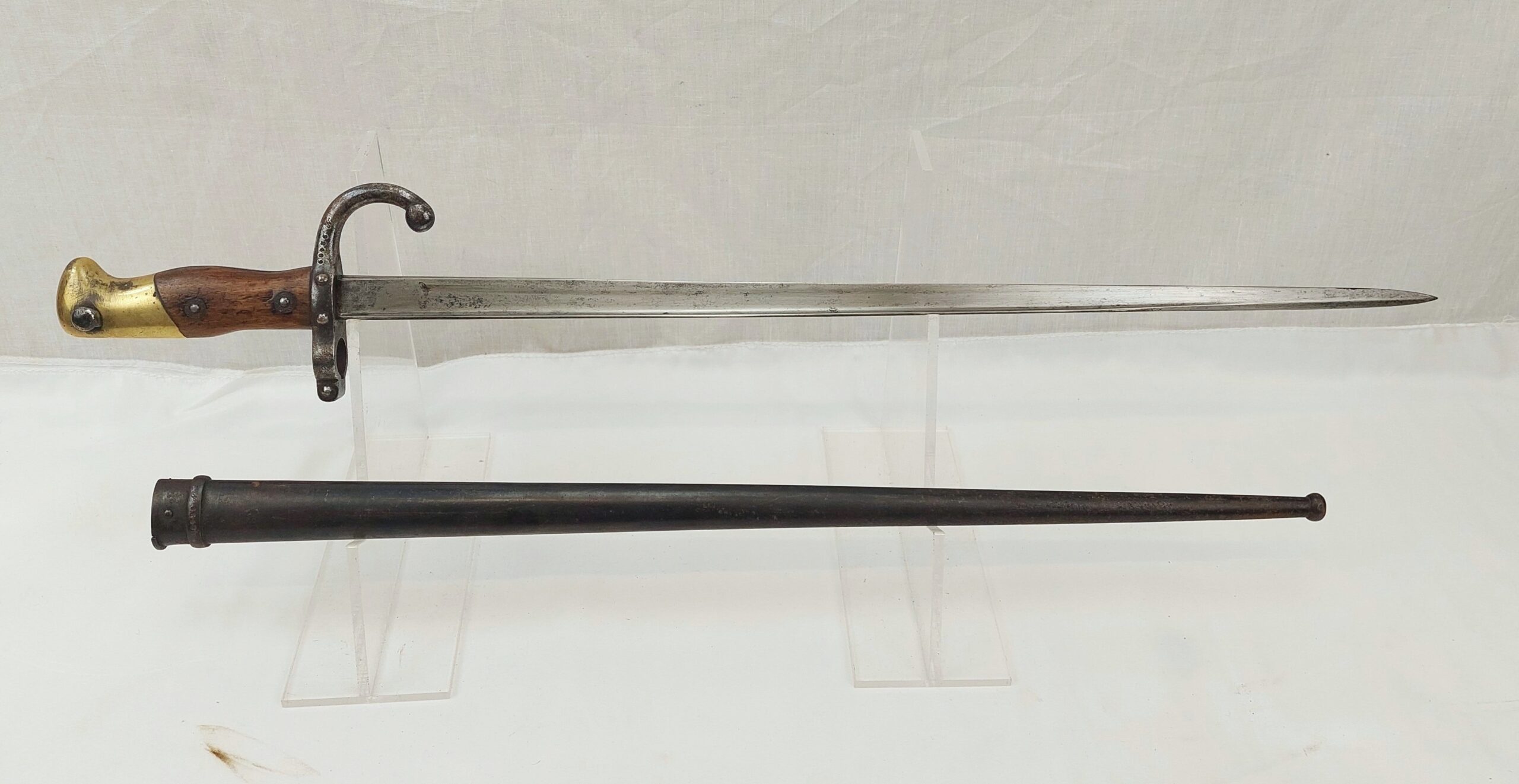 1878 Pattern Fusil Gras Bayonet And Scabbard