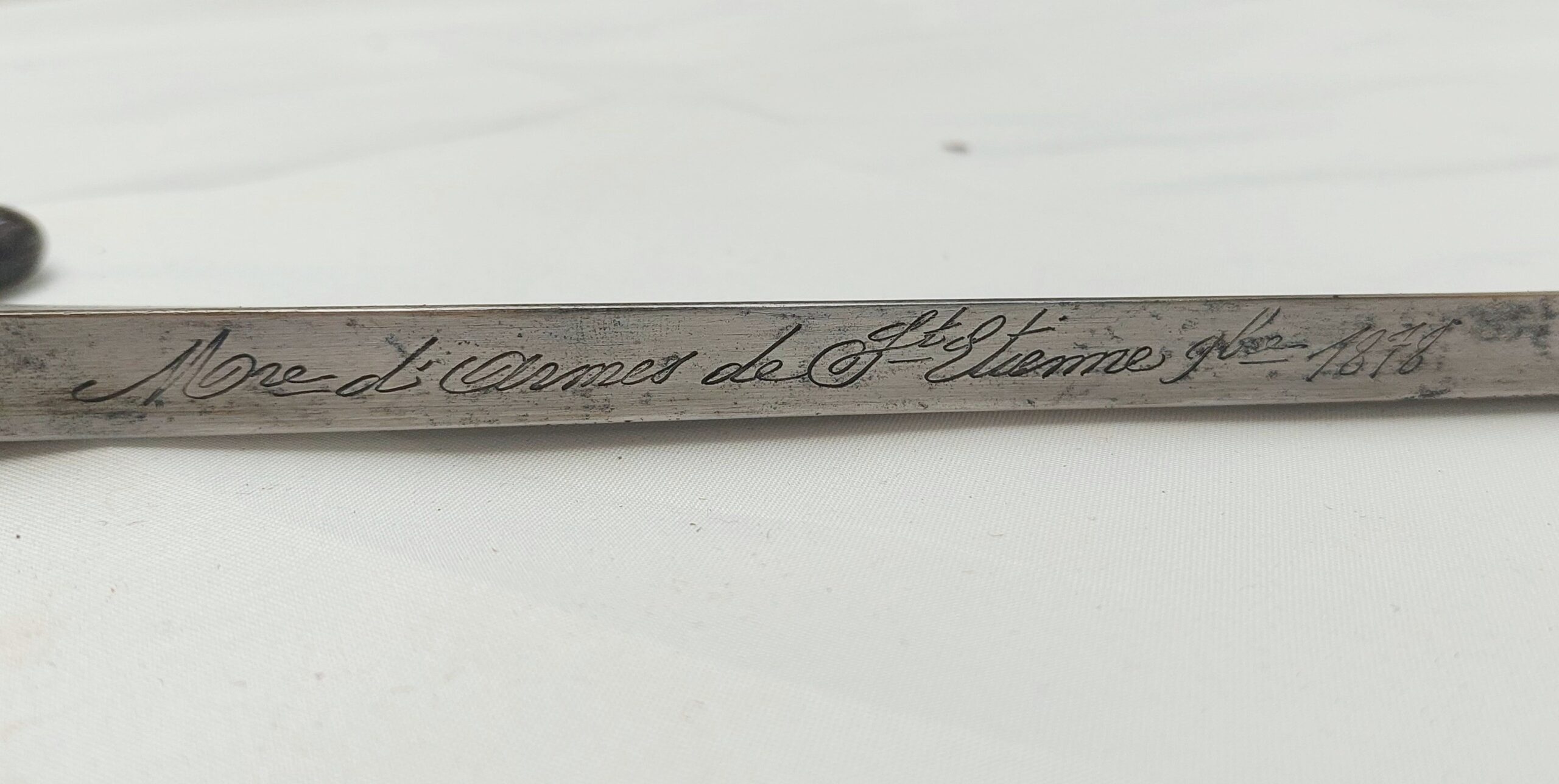 1878 Pattern Fusil Gras Bayonet And Scabbard - Image 11