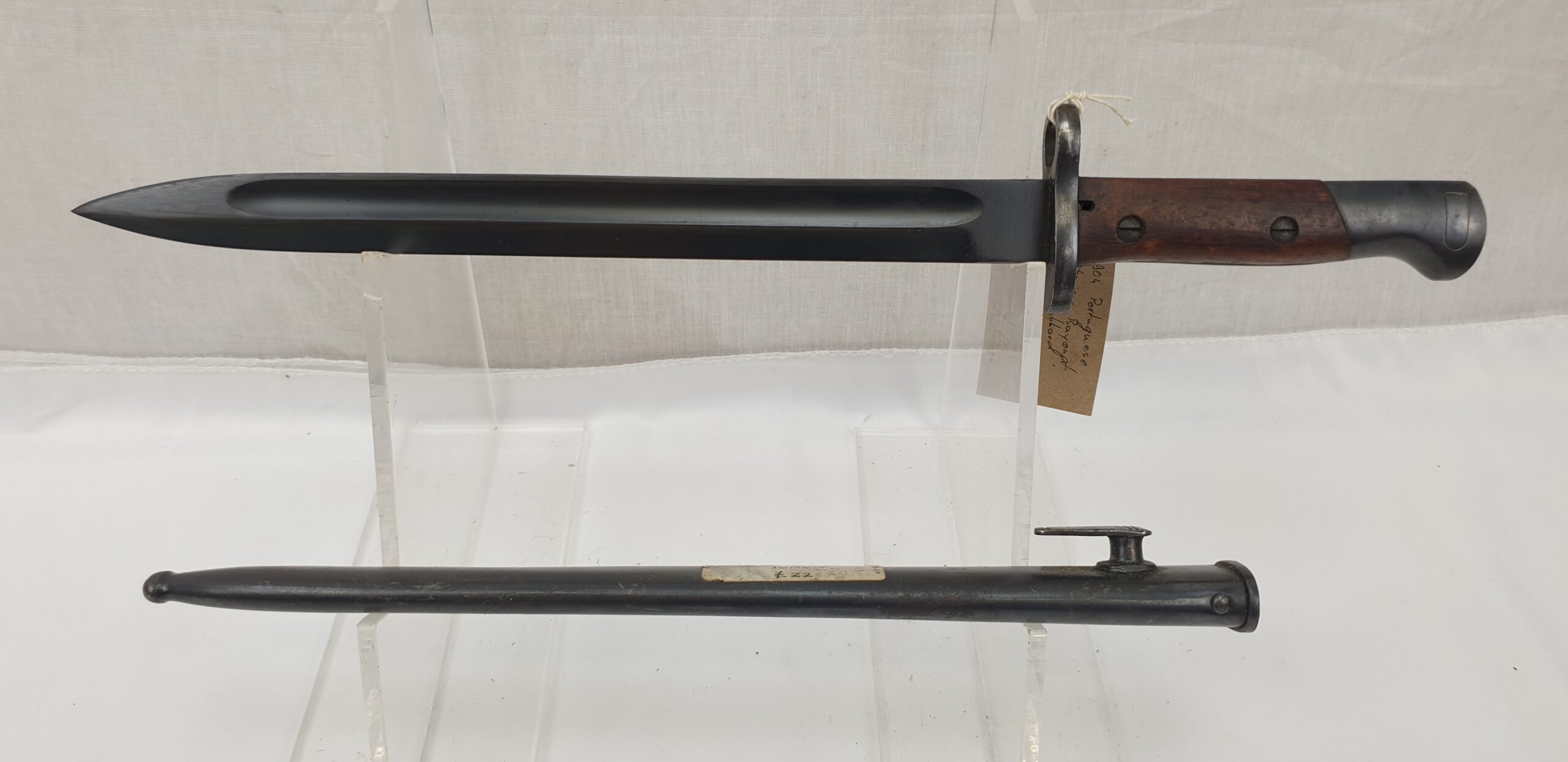 1904 Portuguese Mauser Bayonet and Scabbard