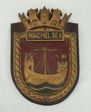 1917 HMS Winchelsea (D46) W Class Destroyer Bronze Ships Screen Badge