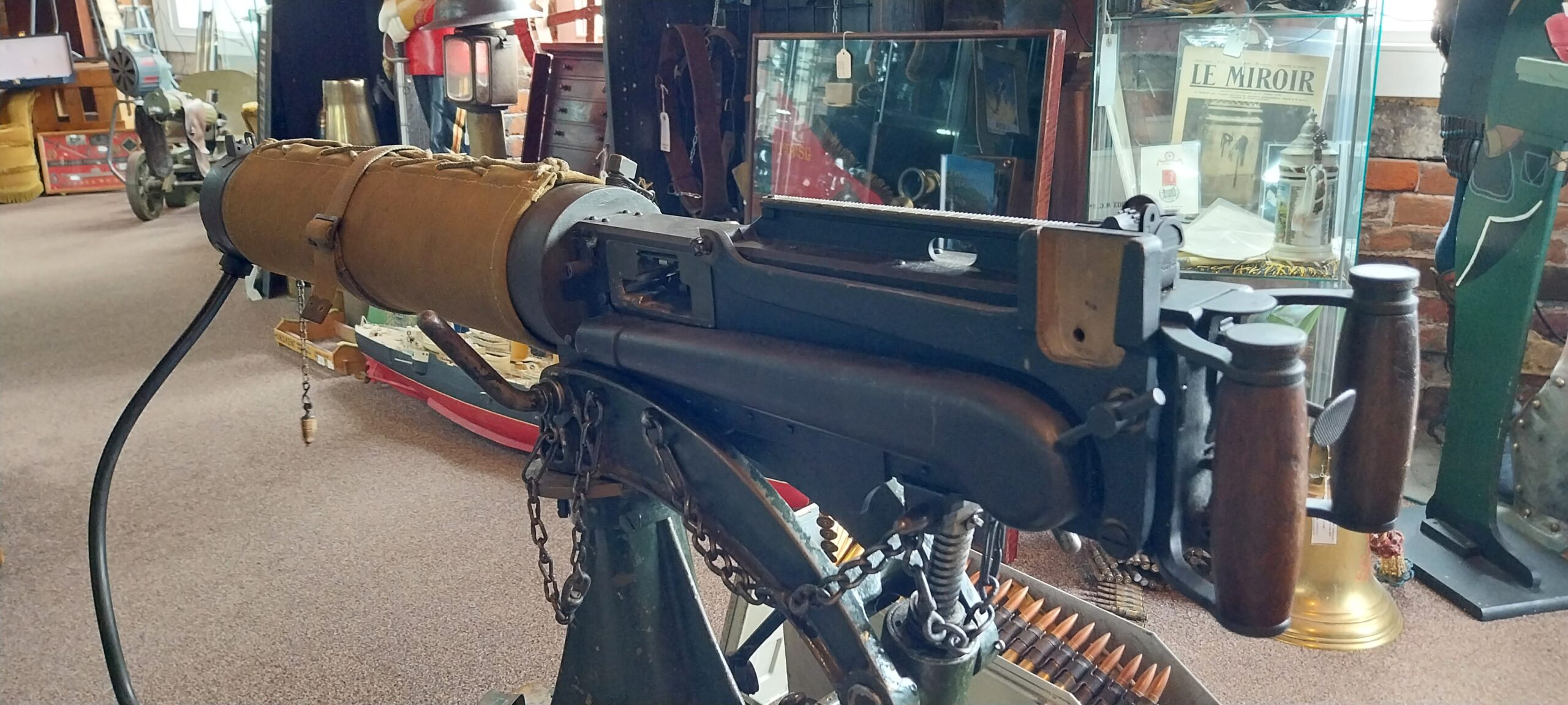 WW2 Vickers By Lithgow Medium Machine Gun MK I Deactivated - Image 2