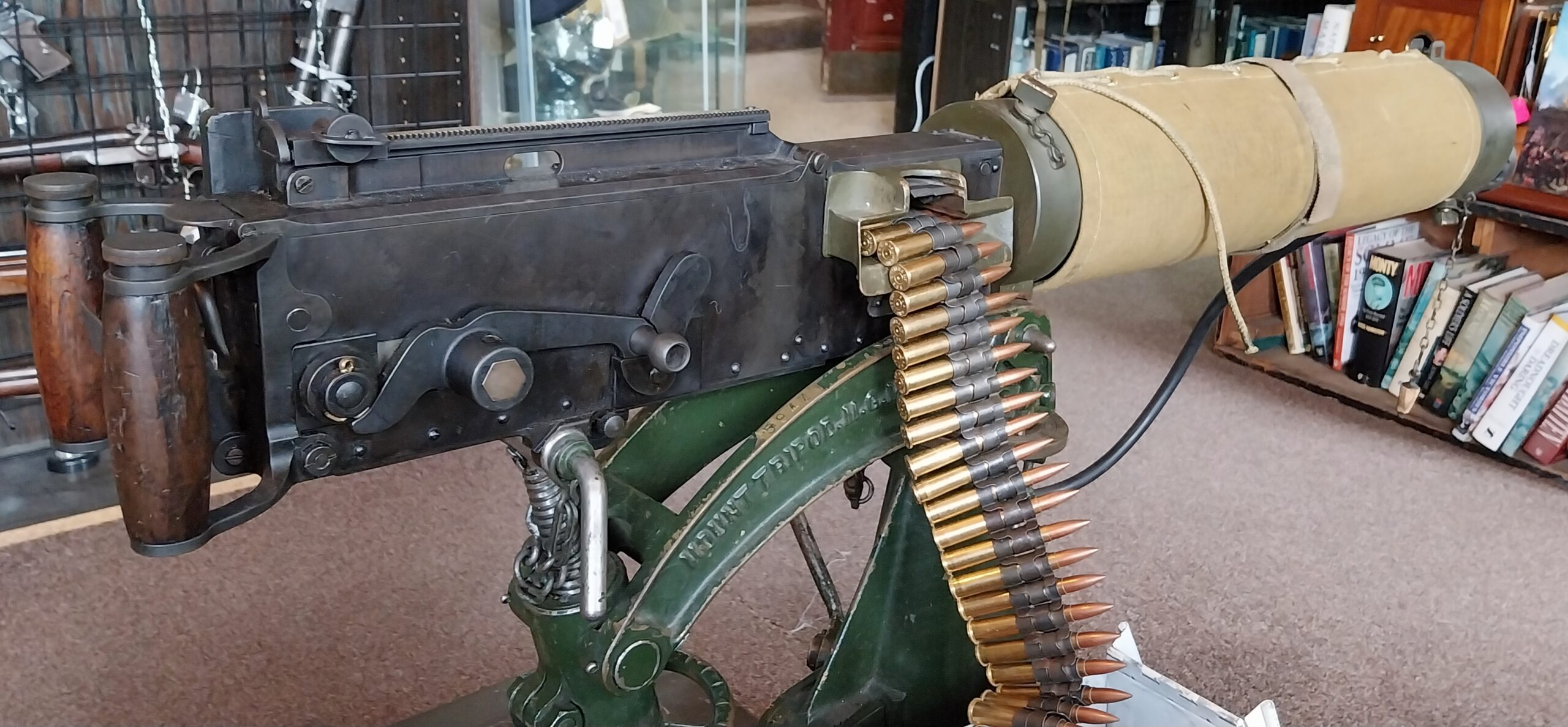WW2 Vickers By Lithgow Medium Machine Gun MK I Deactivated - Image 3