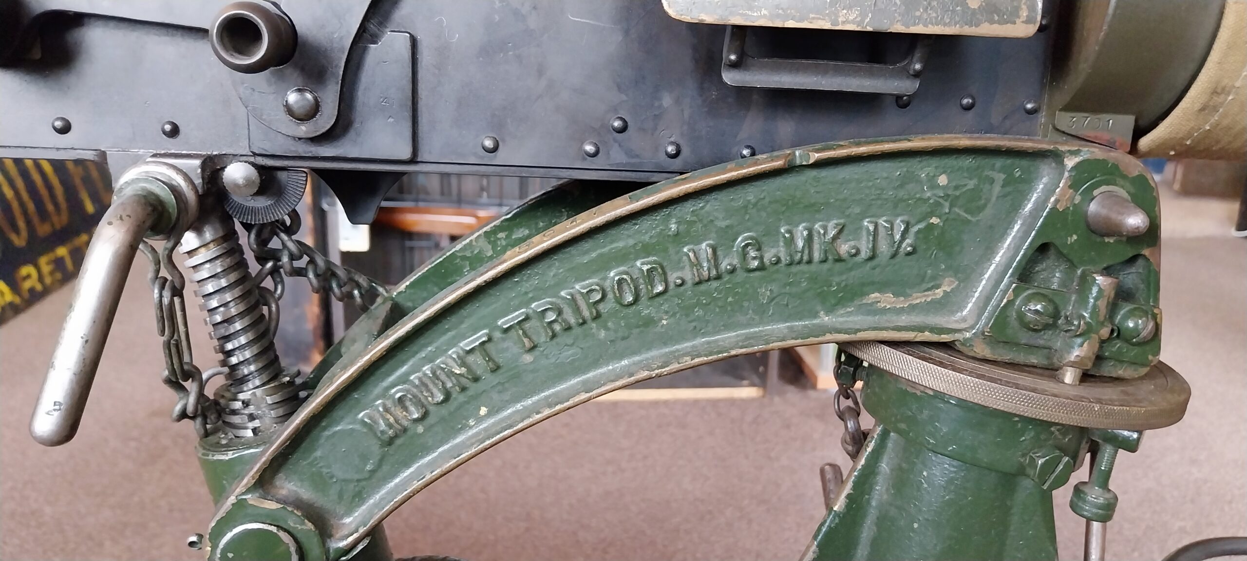 WW2 Vickers By Lithgow Medium Machine Gun MK I Deactivated - Image 7