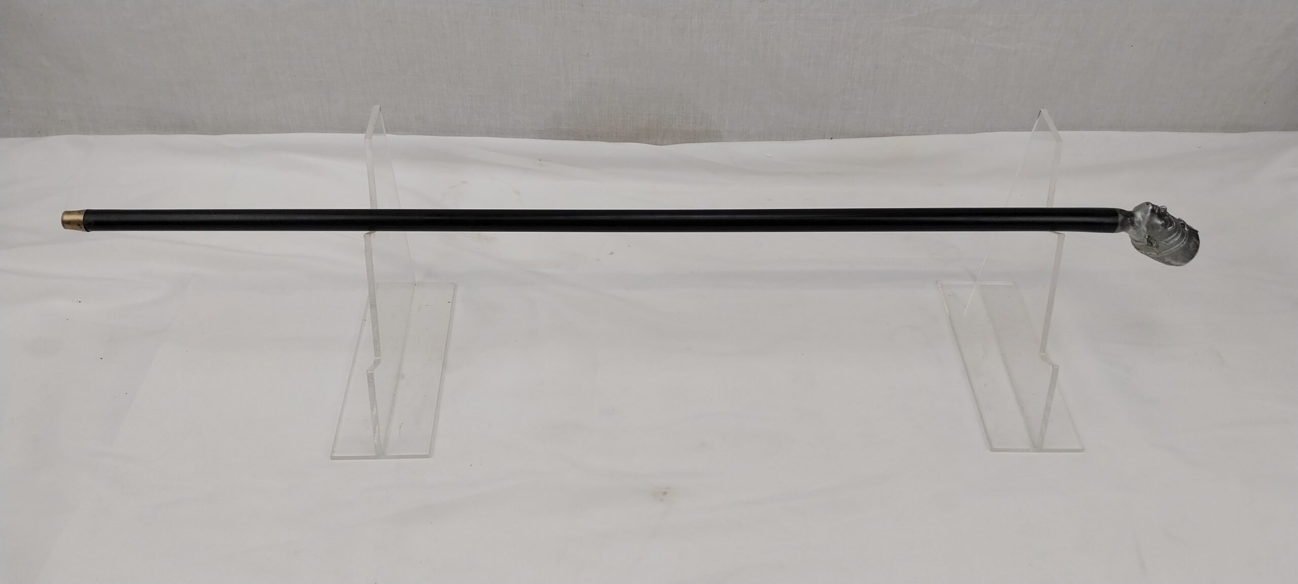 Vintage Wooden Pharaoh's Head Cane/Walking Stick