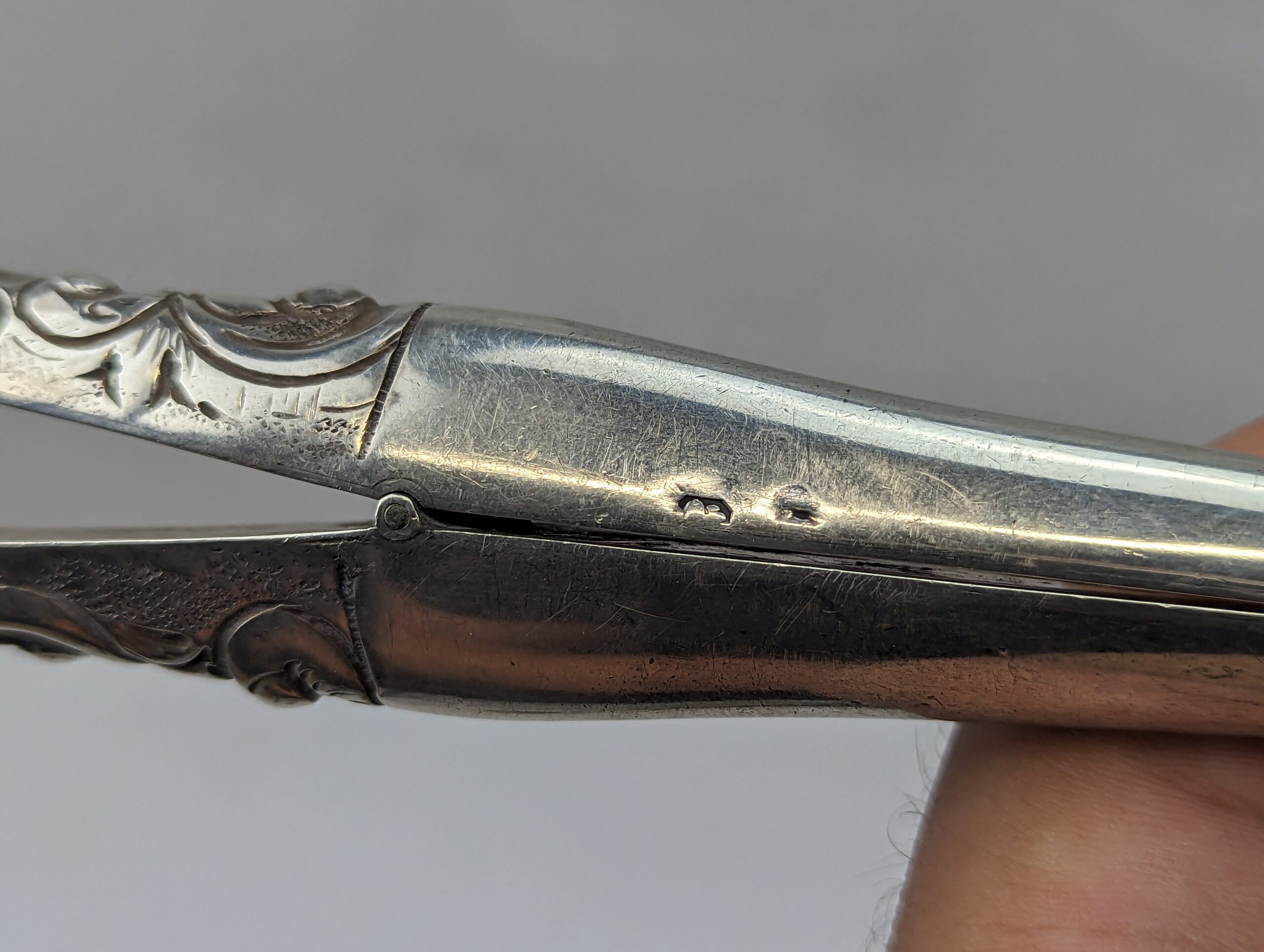Birmingham 1911 Sterling Silver Glove Stretchers - Image 9