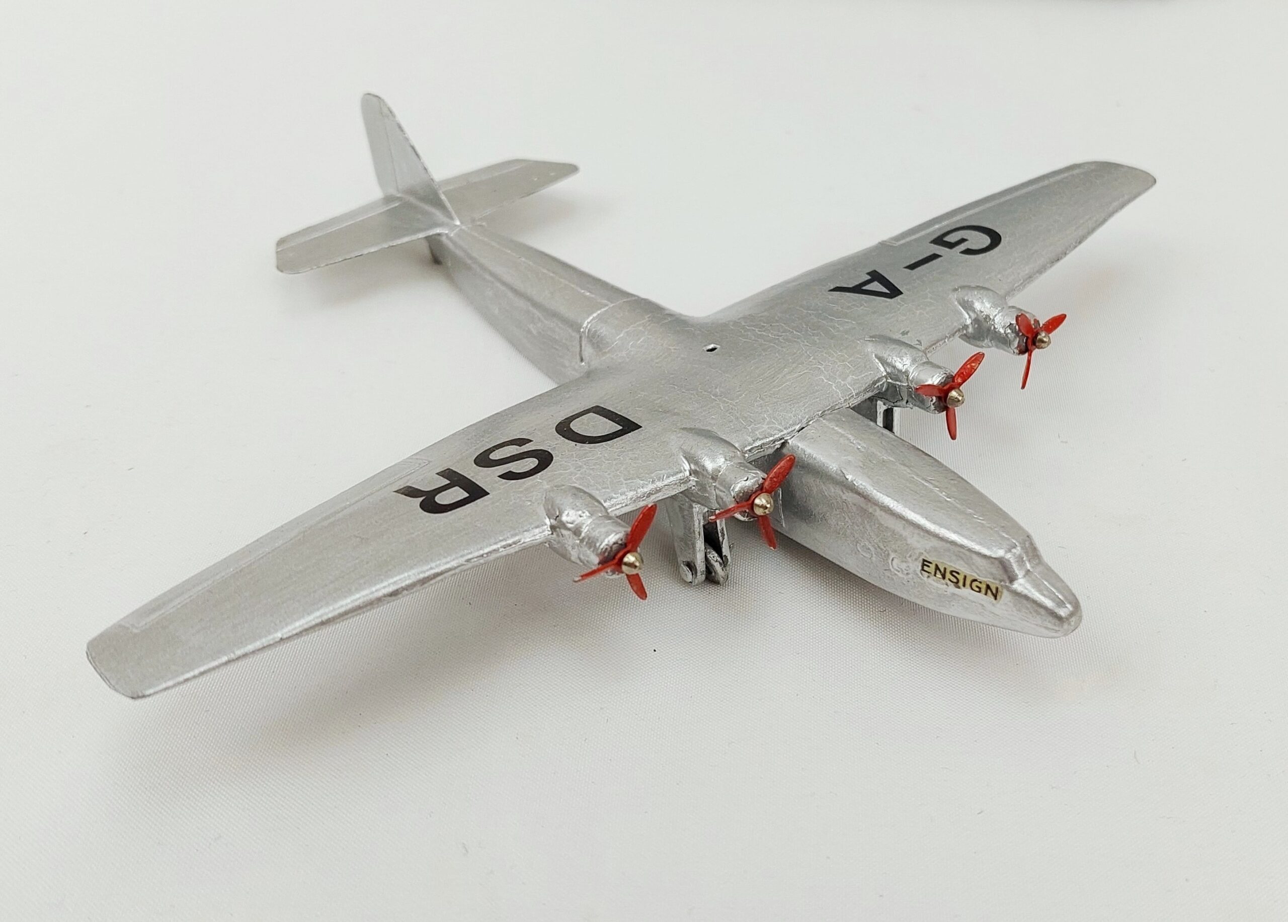 Boxed 1938 1941 Dinky Toys 62P Armstrong Whitworh Ensign Airliner - Image 6