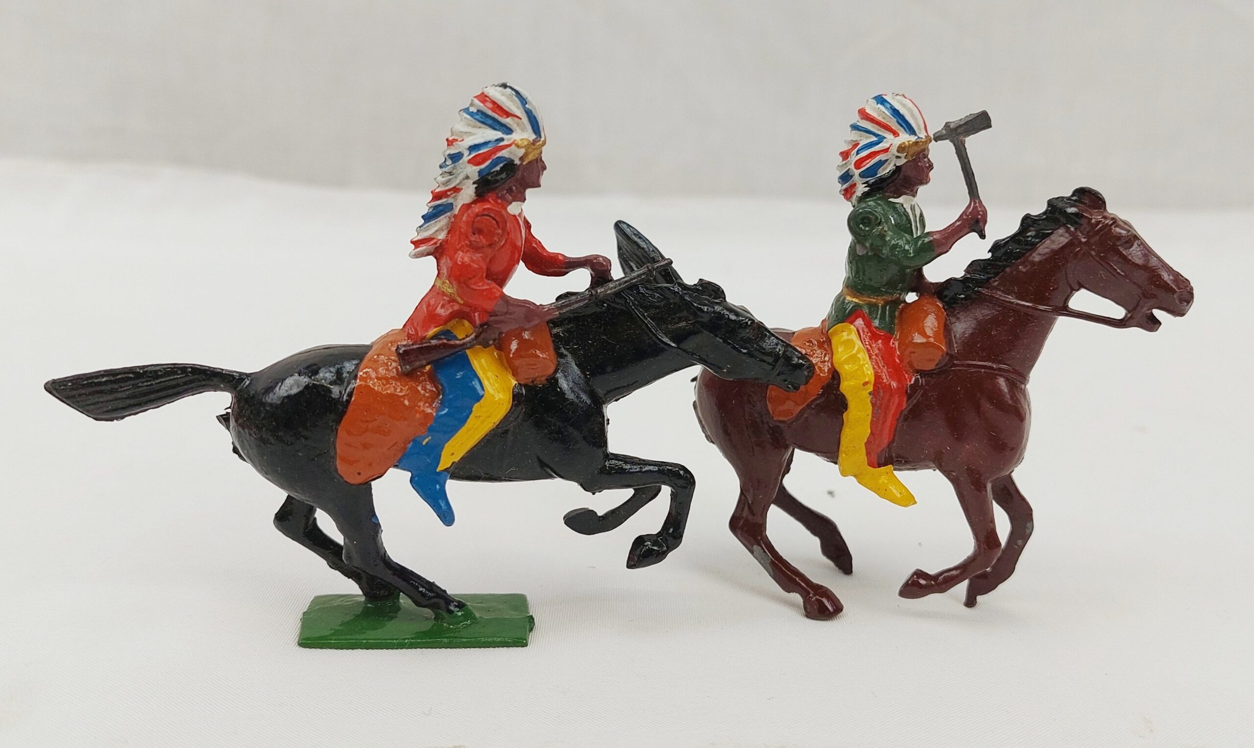 Britains Toy Soldiers Set 152 North American Mounted Indians 1948-59 - Image 8