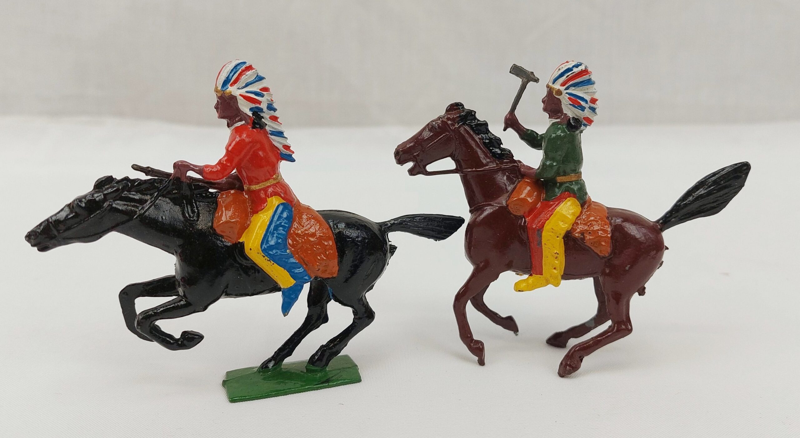 Britains Toy Soldiers Set 152 North American Mounted Indians 1948-59 - Image 7