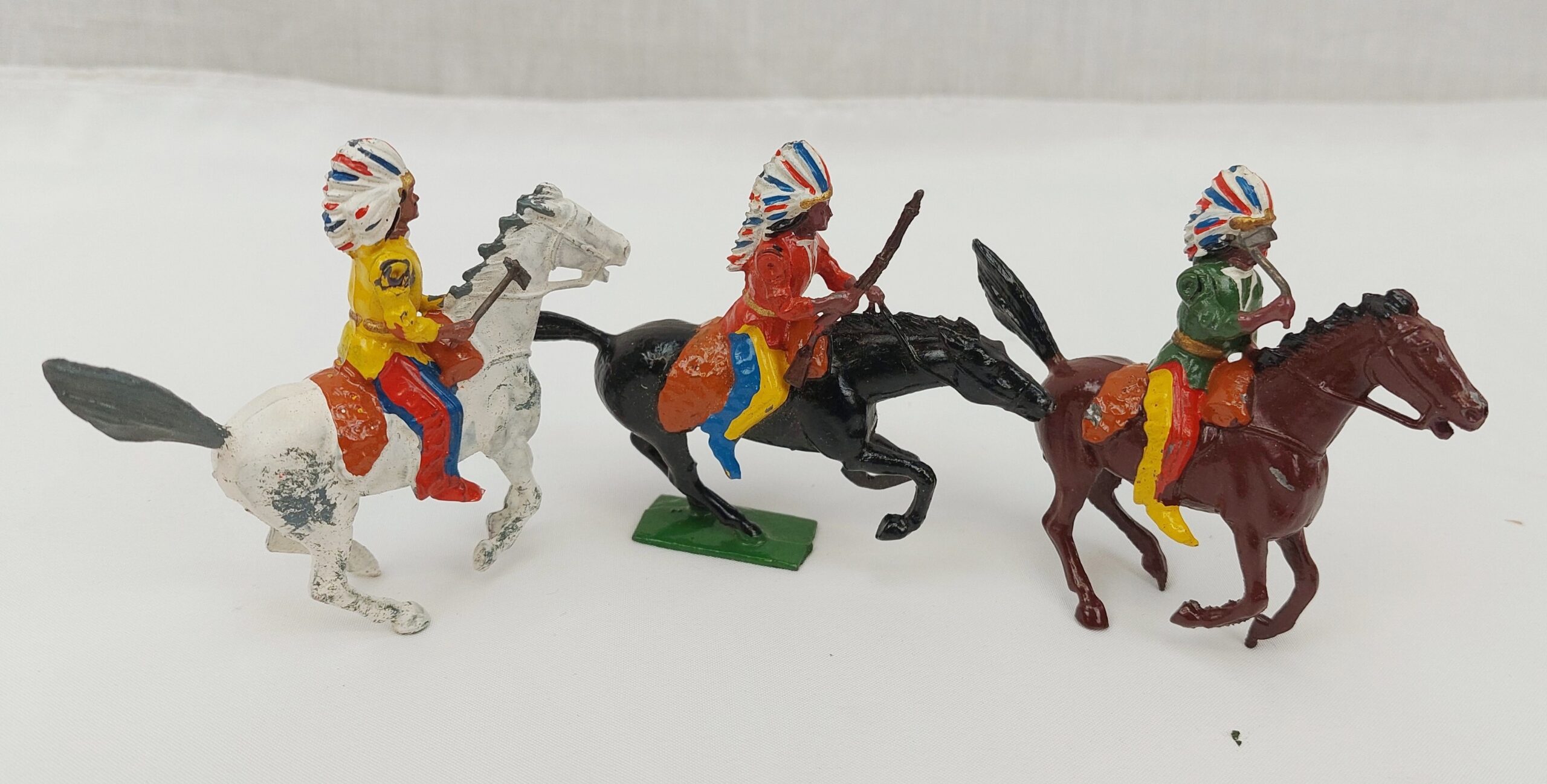Britains Toy Soldiers Set 152 North American Mounted Indians 1948-59 - Image 6