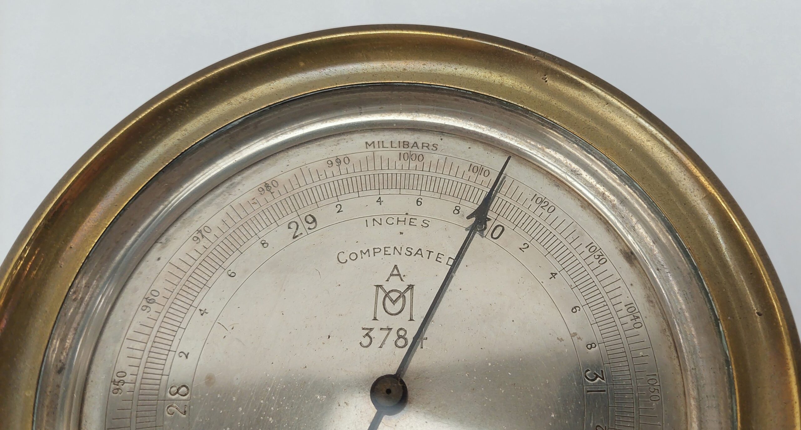 Circa 1880 Ships Brass Barometer By J Hicks Of London - Image 6