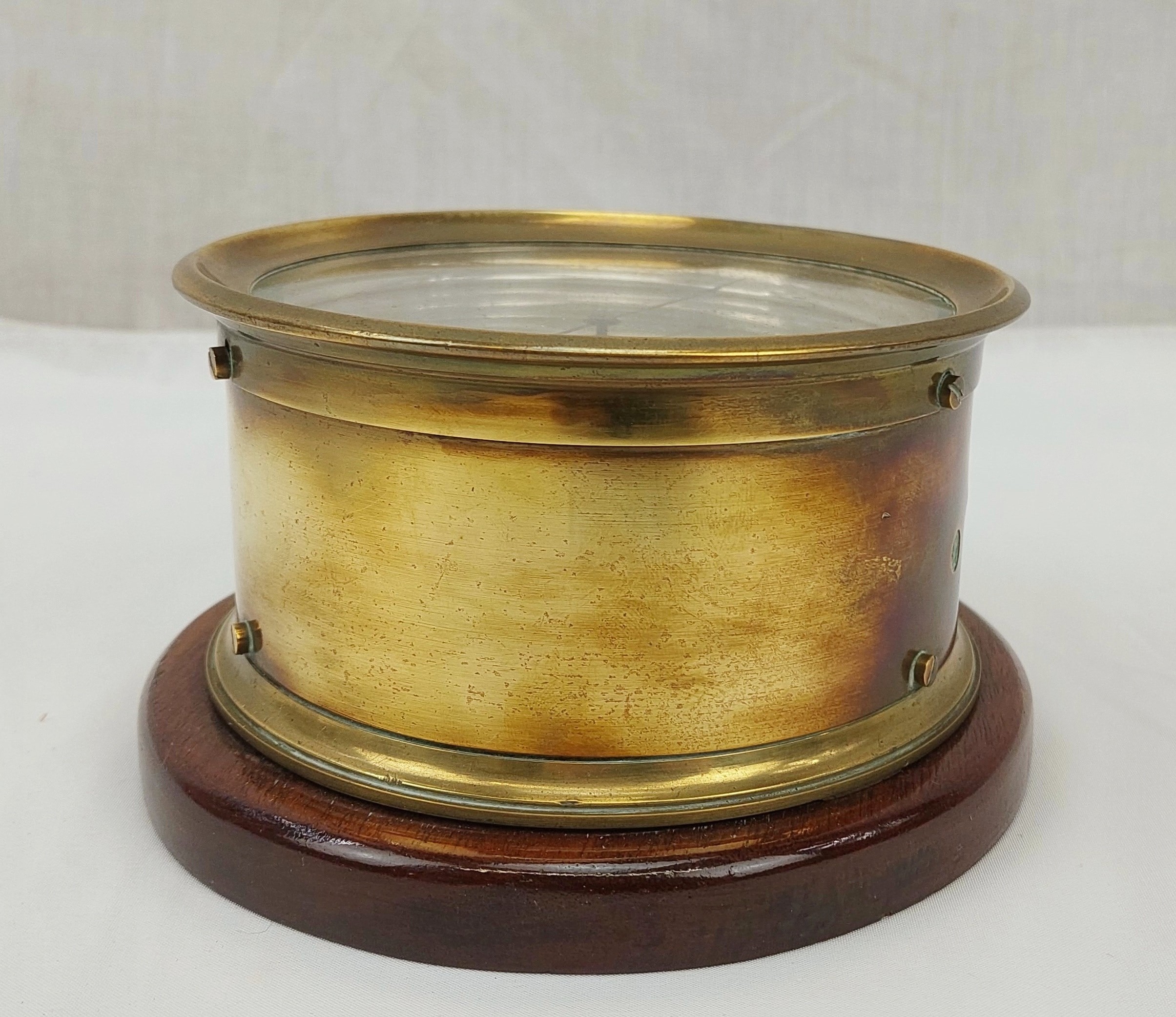 Circa 1880 Ships Brass Barometer By J Hicks Of London - Image 4
