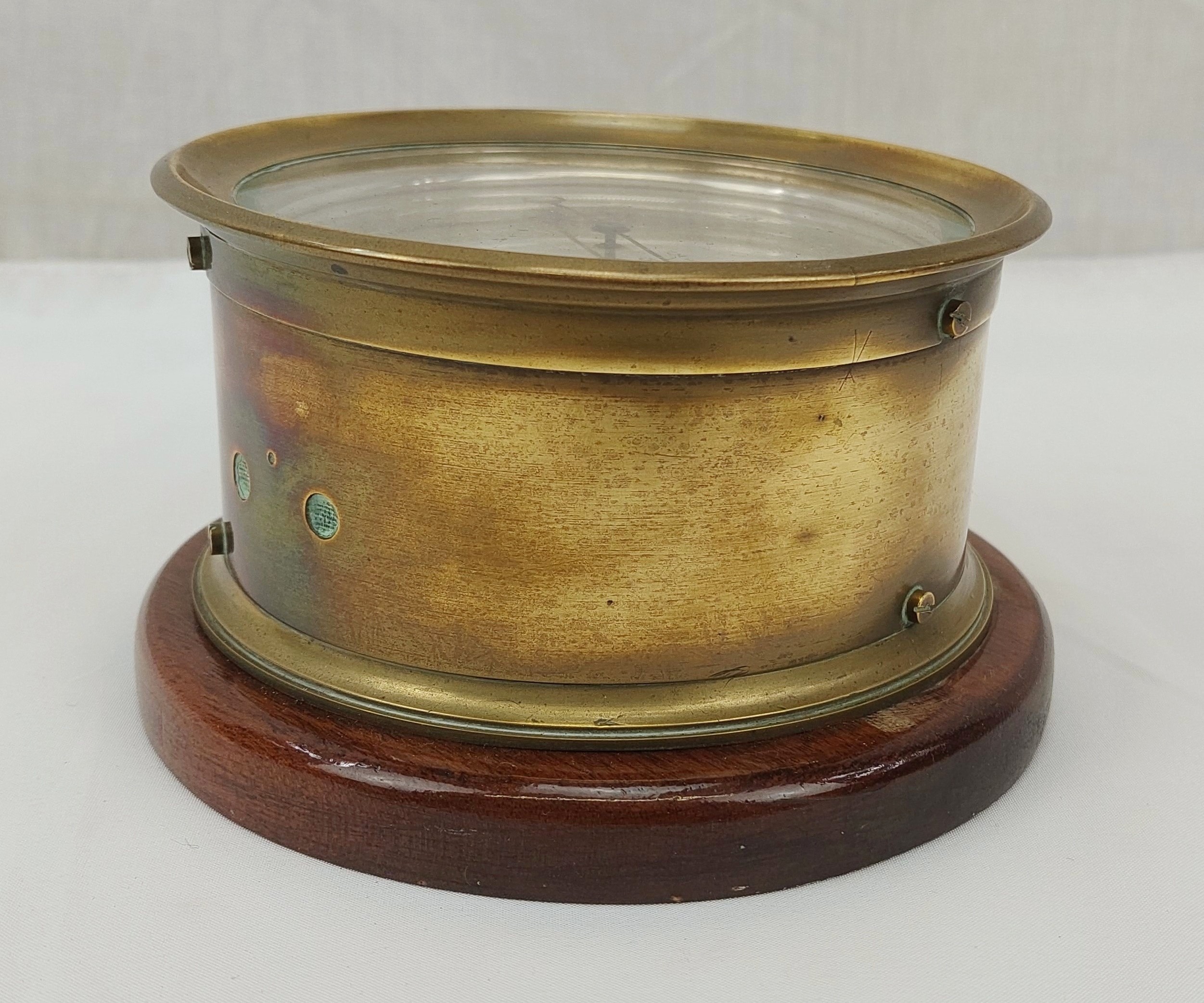 Circa 1880 Ships Brass Barometer By J Hicks Of London - Image 3