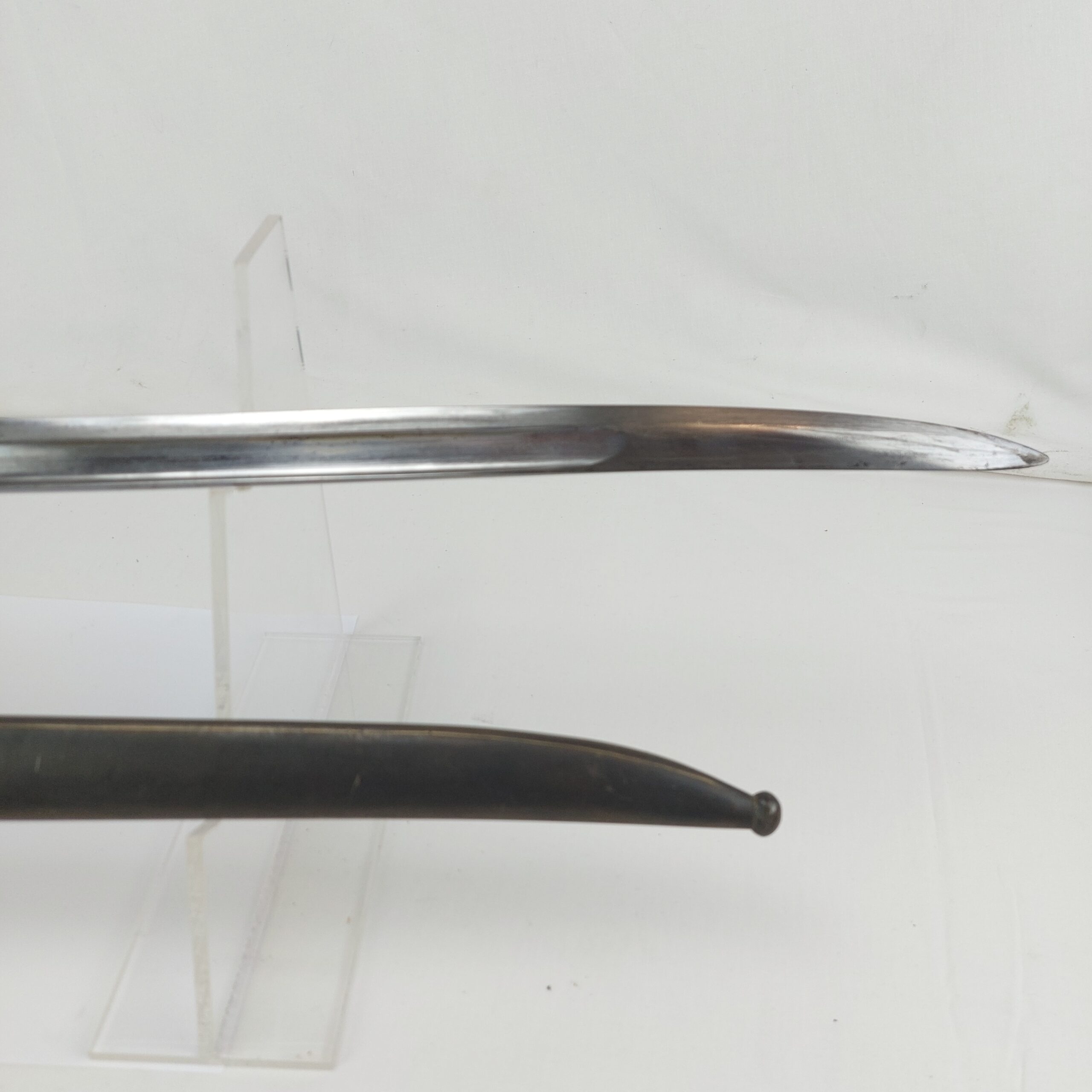 French Model 1866 Chassepot Yataghan Bayaonet dated August 1873 with matching scabbard - Image 10