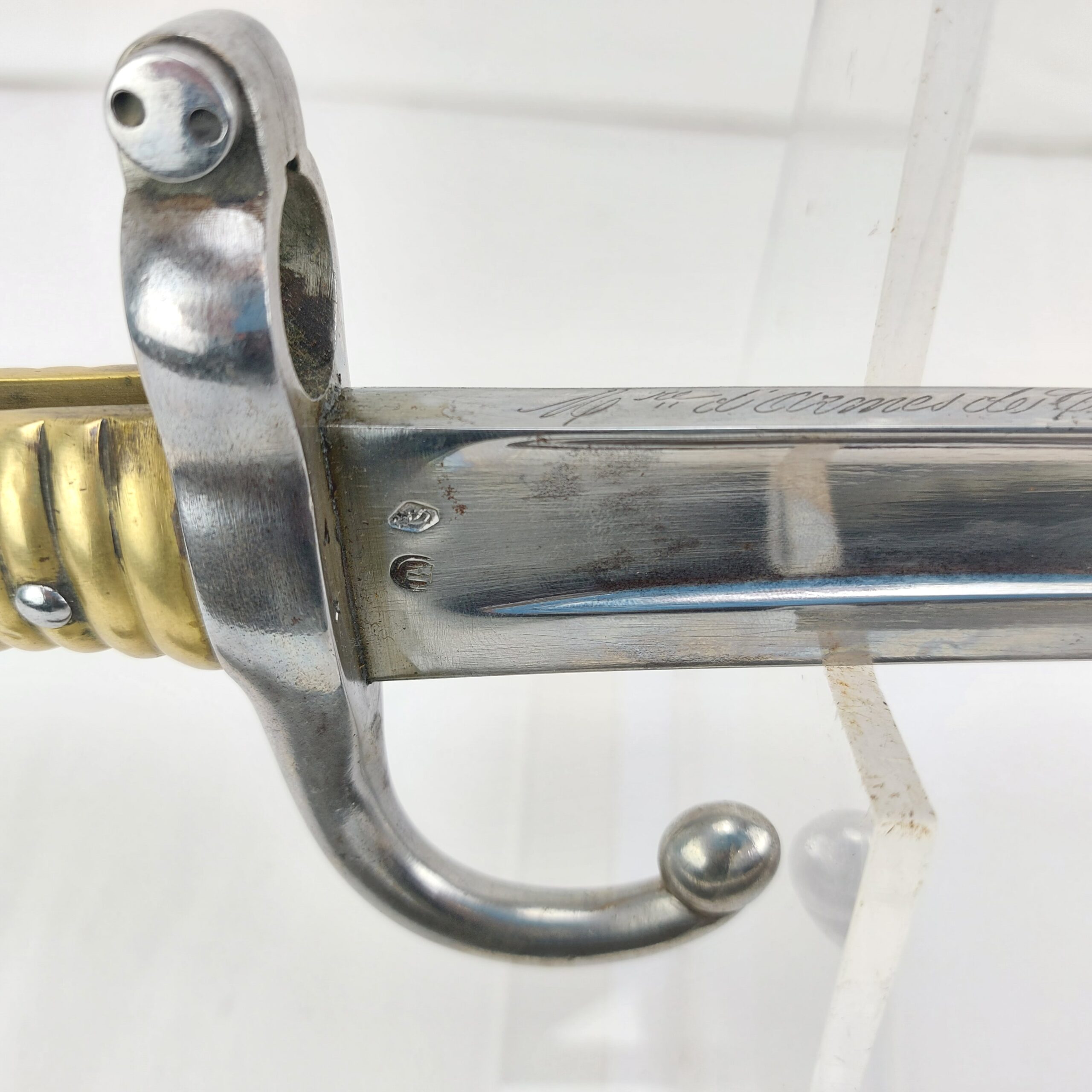 French Model 1866 Chassepot Yataghan Bayaonet dated August 1873 with matching scabbard - Image 22